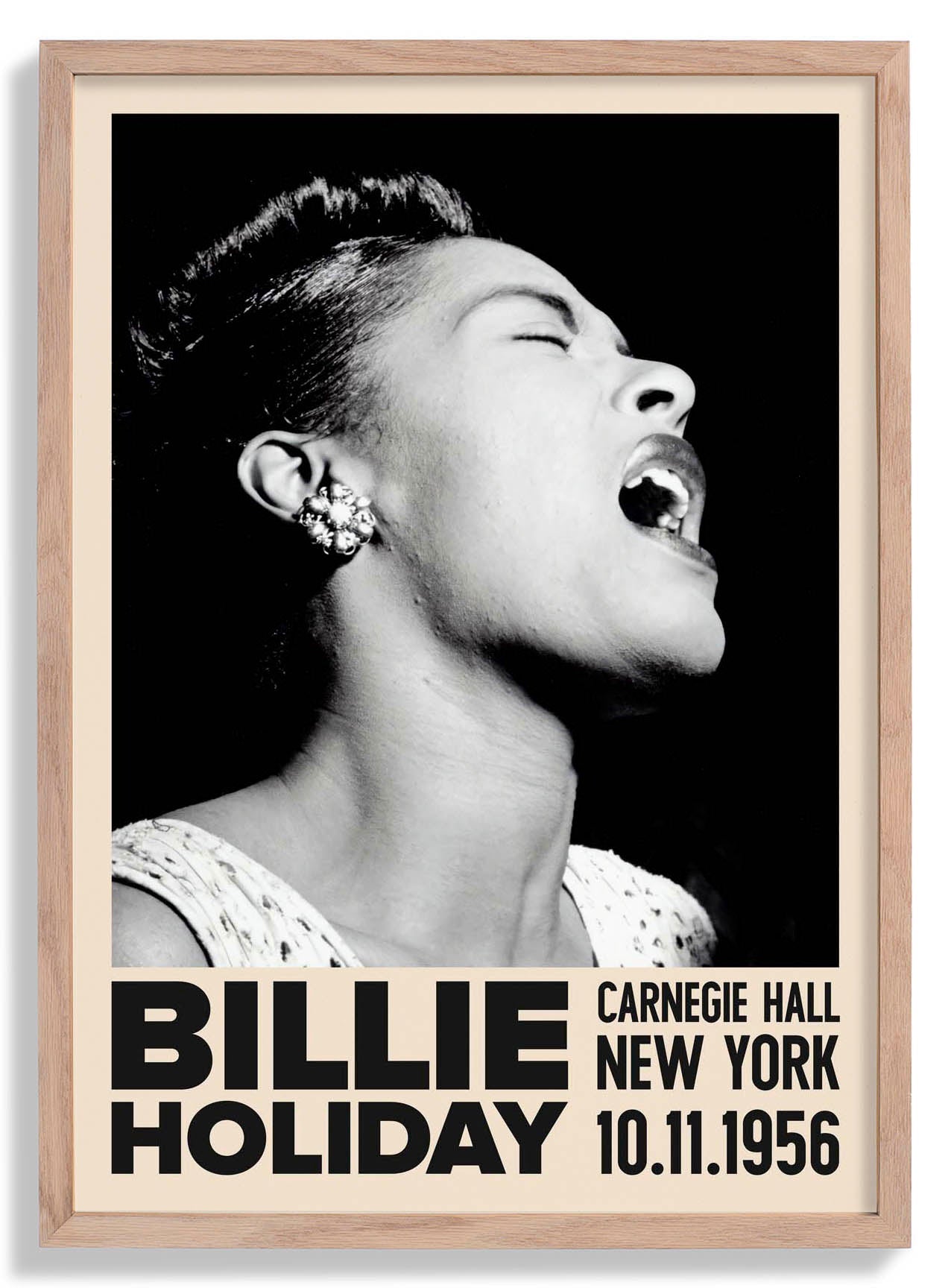 Billie Holiday Jazz Concert Poster