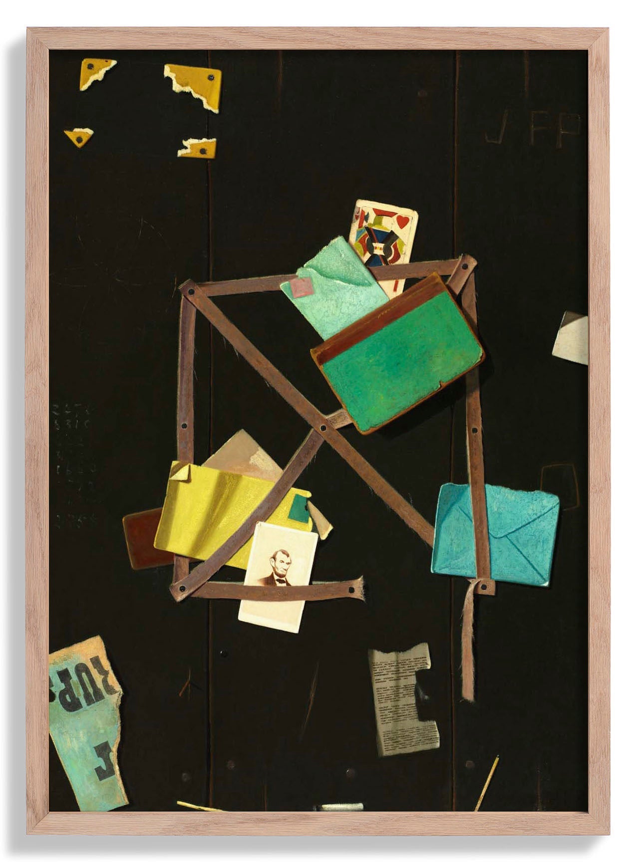 Card Rack with a Jack of Hearts by John Frederik Peto