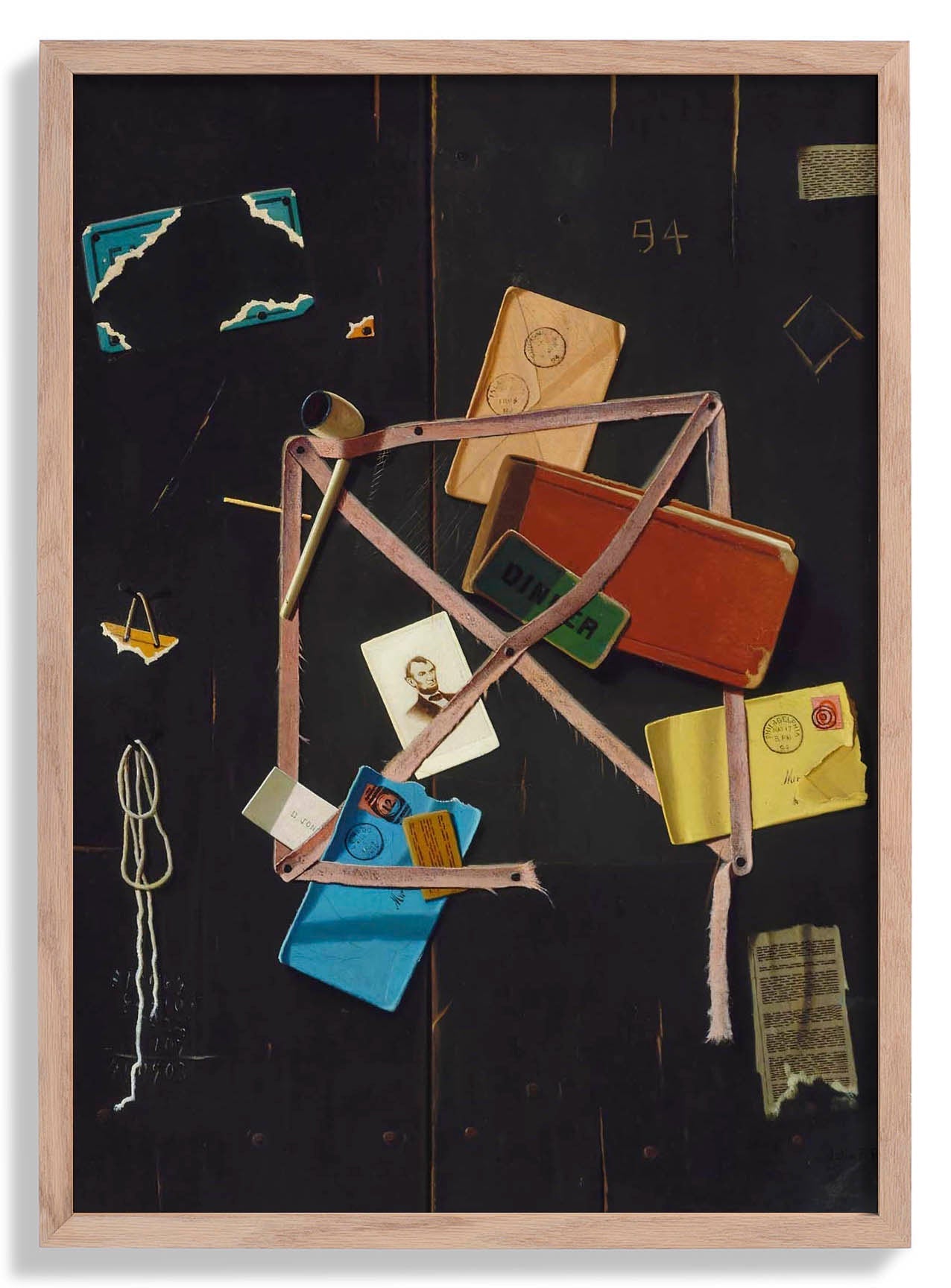 Old Time Letter Rack von John Frederik Peto