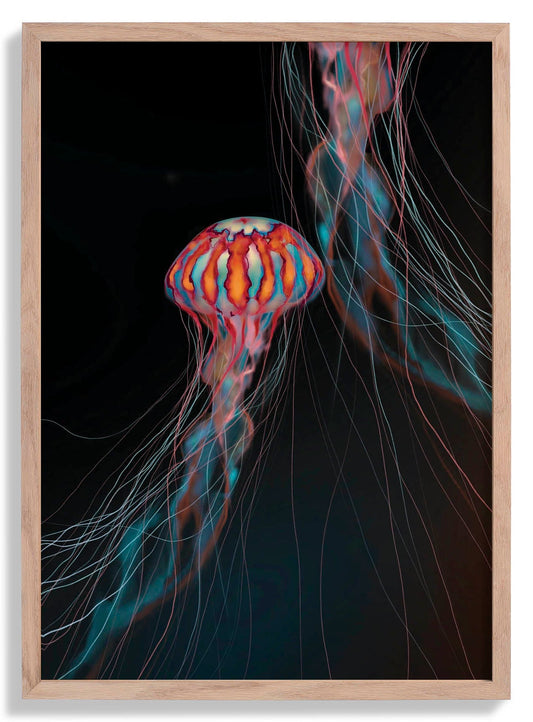 Universe Spirit Jellyfish by Julia Charlott