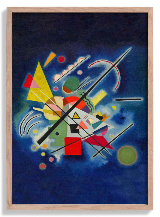 Blue Painting by Wassily Kandinsky Poster