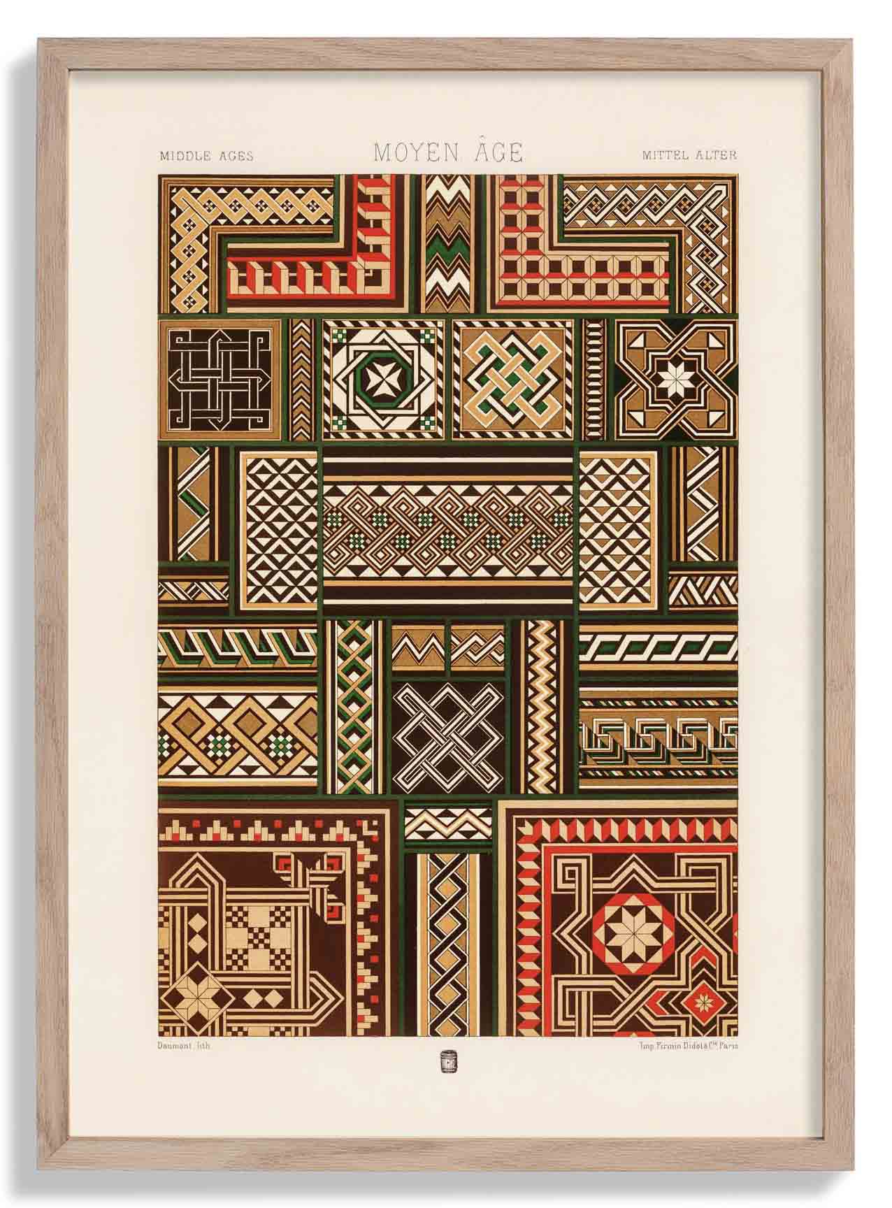 Middle Age Engraving Poster Nr 2