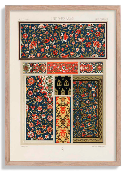 Indo-Persian Engraving Poster Nr 2