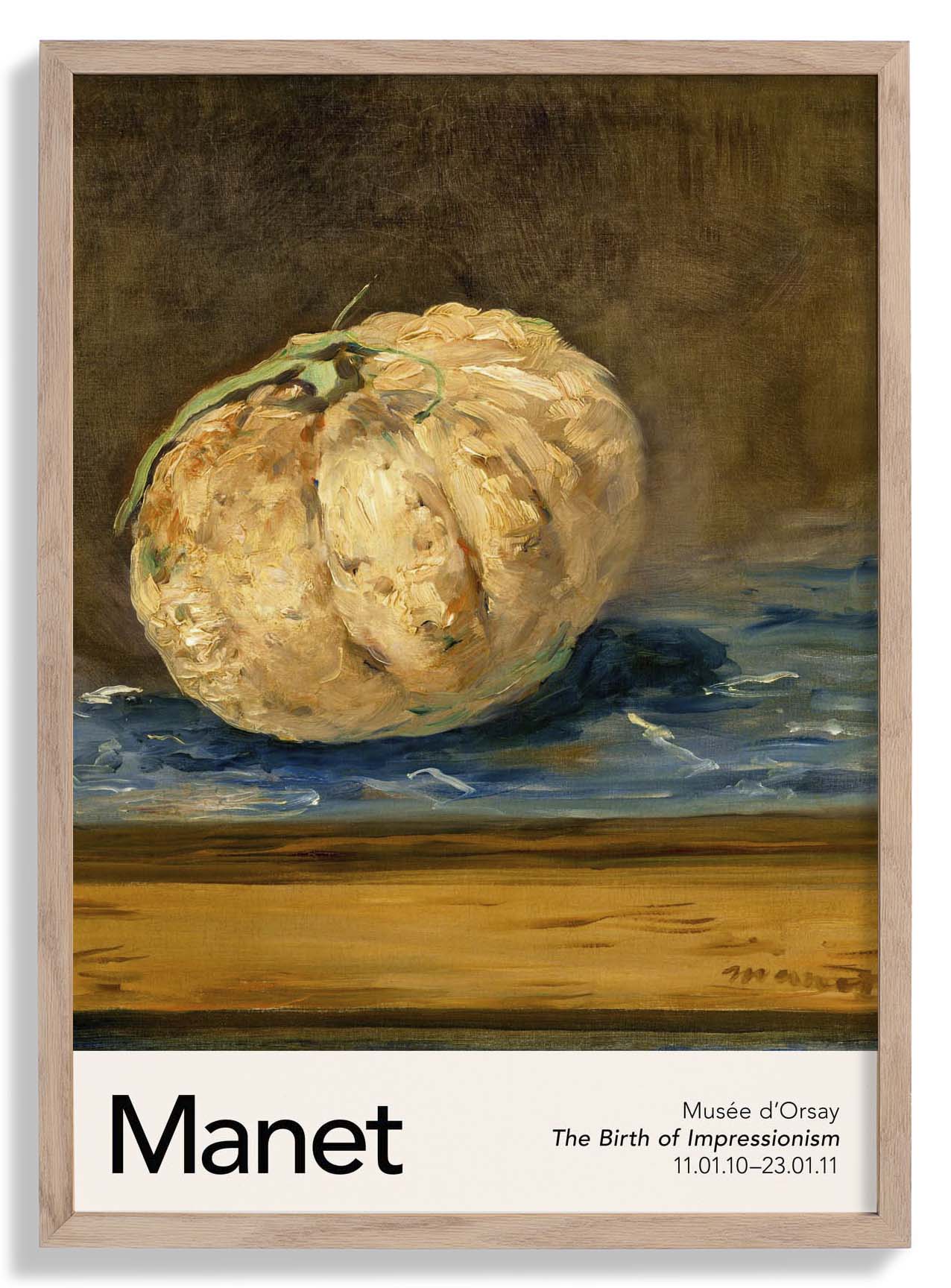 The Melon by Manet Exhibition Poster