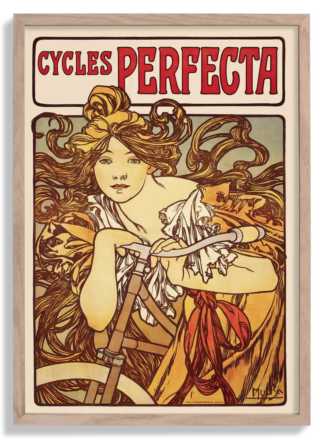 Cycles Perfecta by Alphonse Mucha