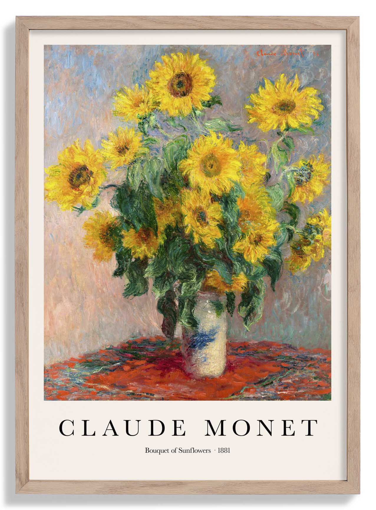 Bouquet of Sunflowers by Claude Monet
