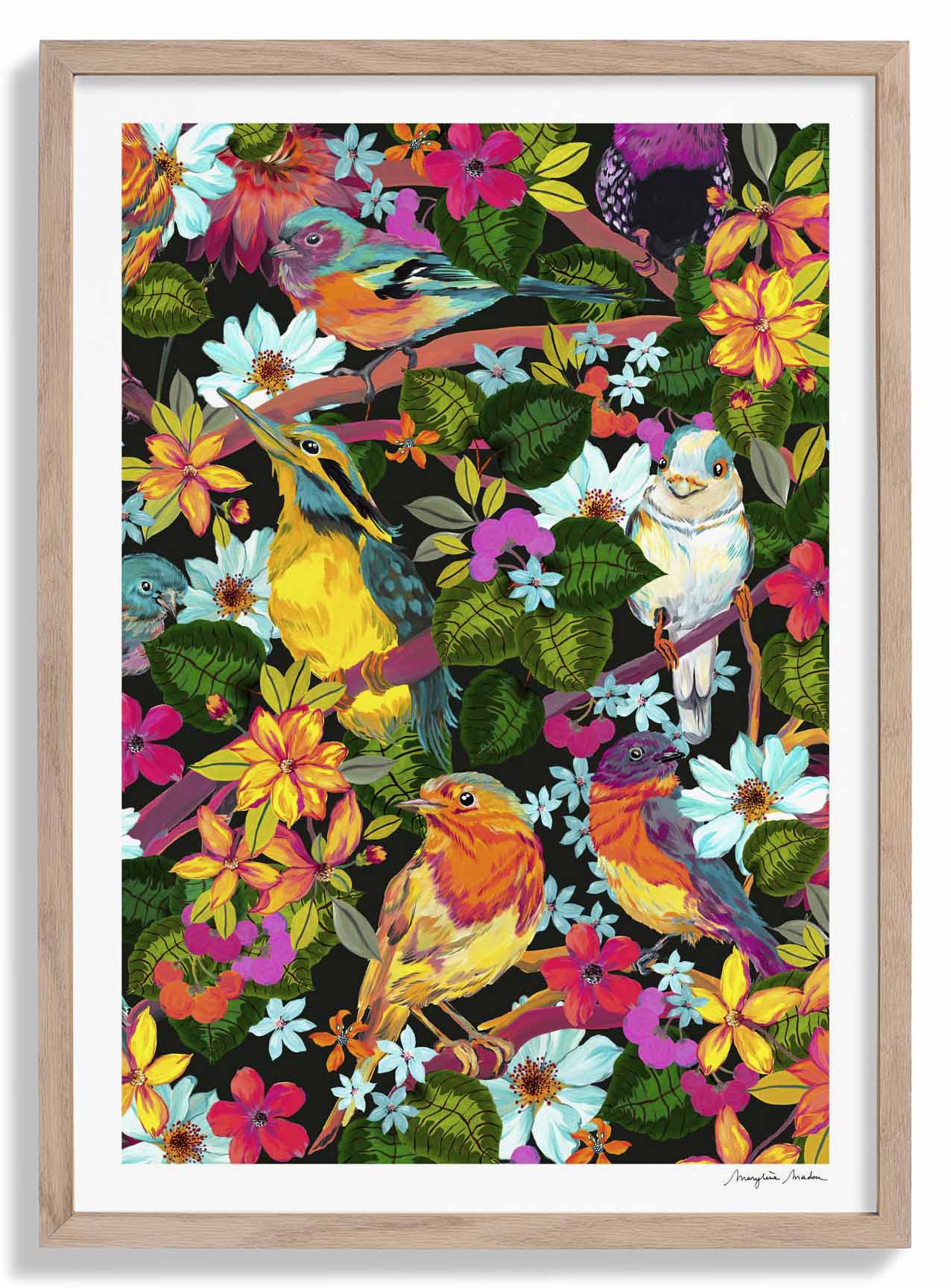 Forest Birds VERTICAL by MARYLENE MADOU