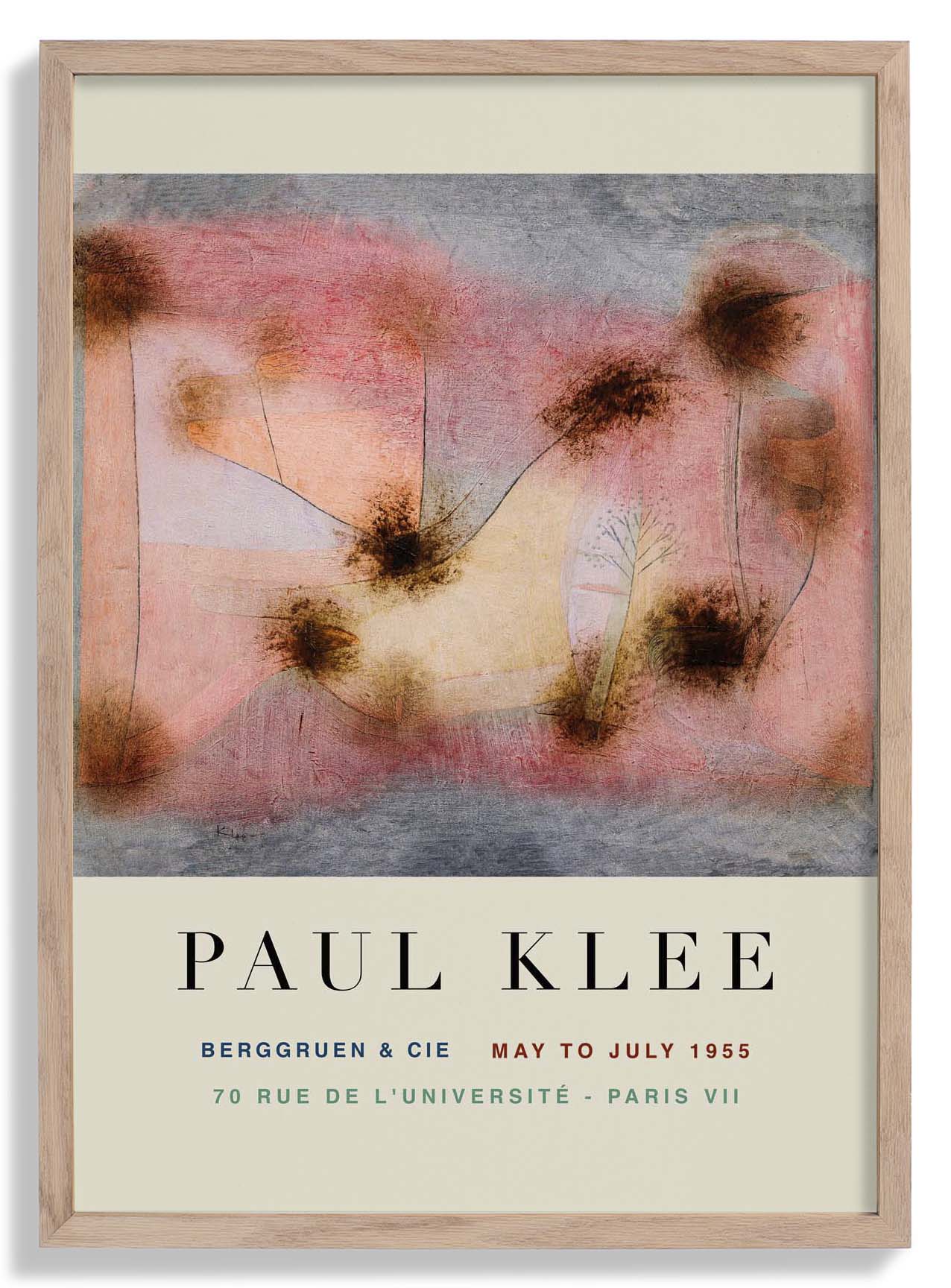 Paul Klee Hardy Plants Art Exhibition Poster