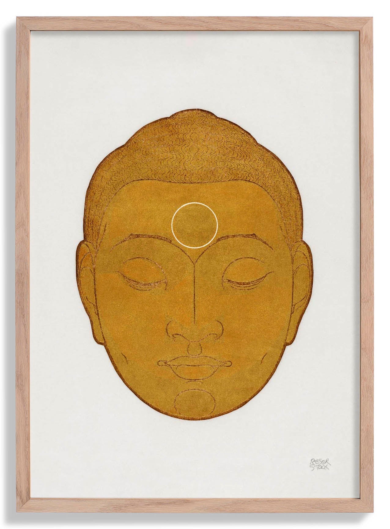Head of Buddha by Reijer Stolk