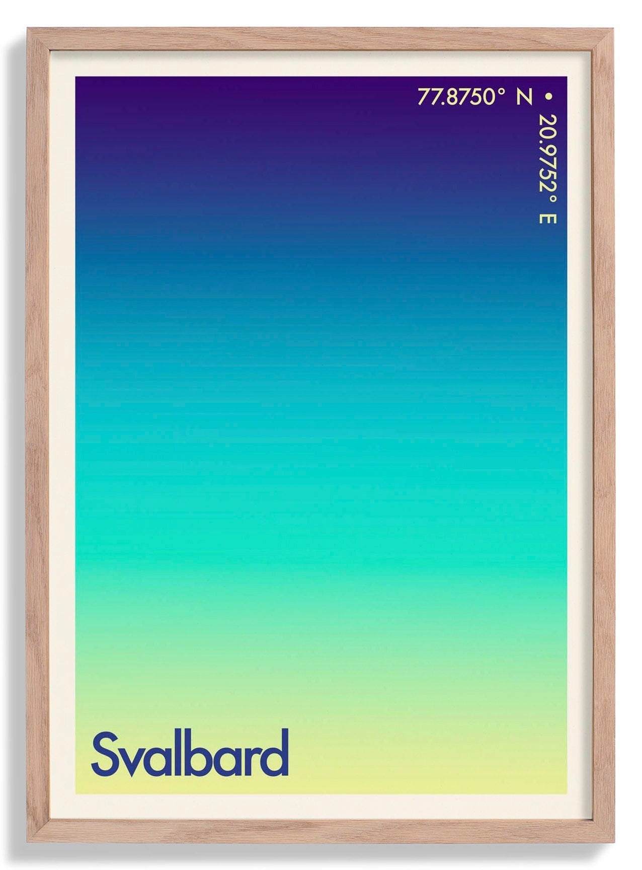 Svalbard Sunset City Art Print