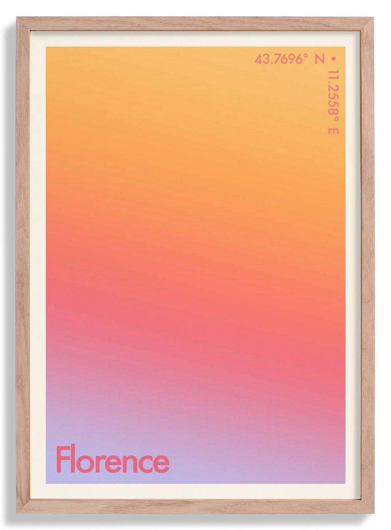 Florence Sunset City Art Print