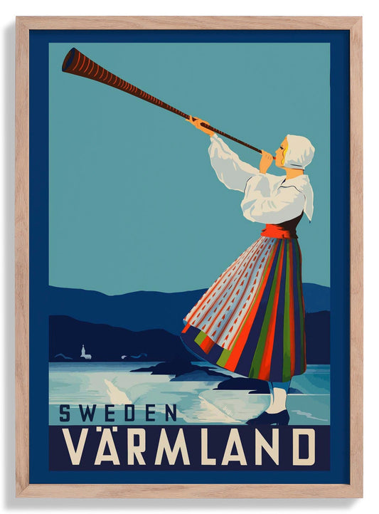Sweden Travel Poster