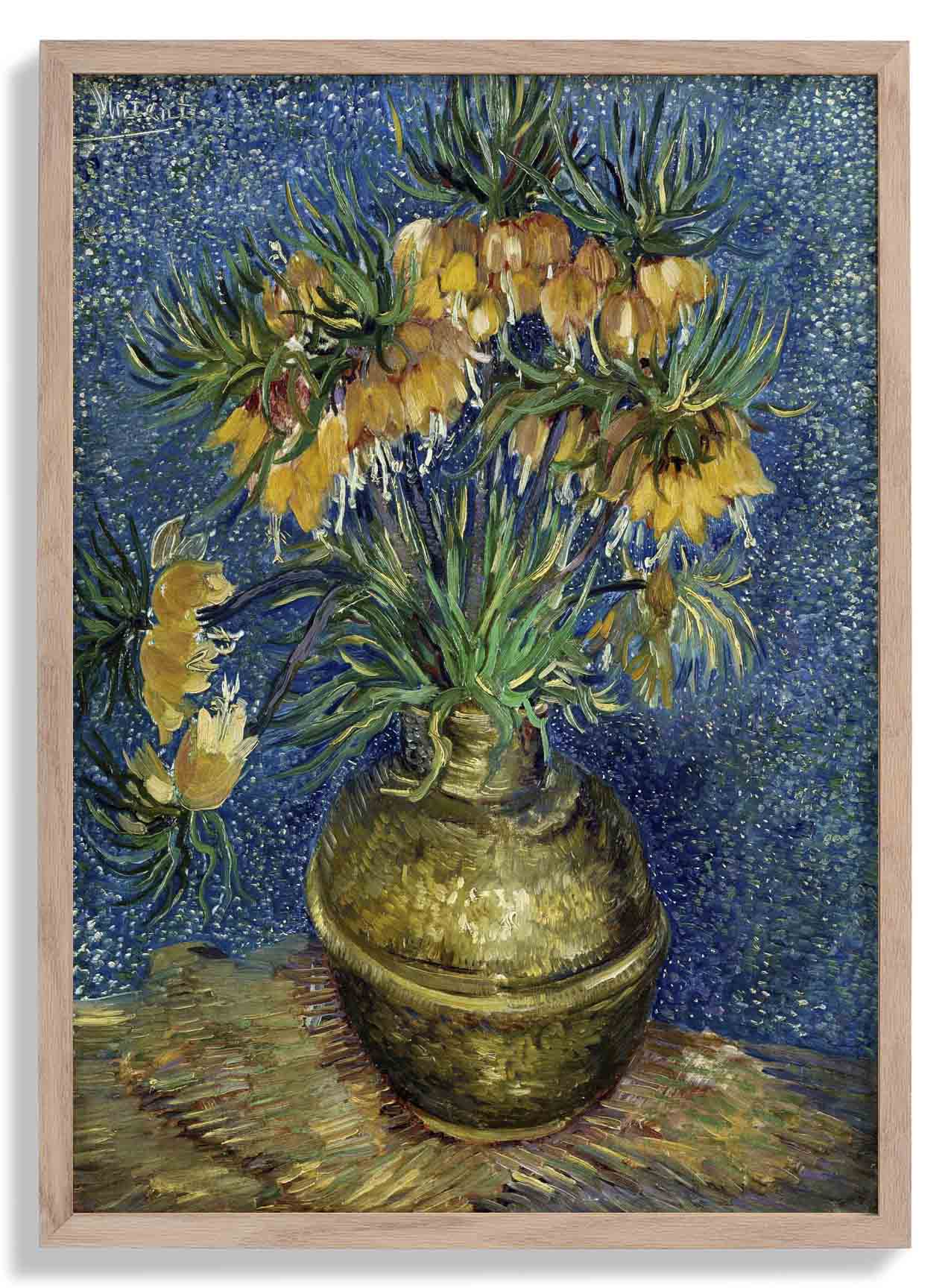 Imperial Fritillaries in a Copper Vase by Van Gogh