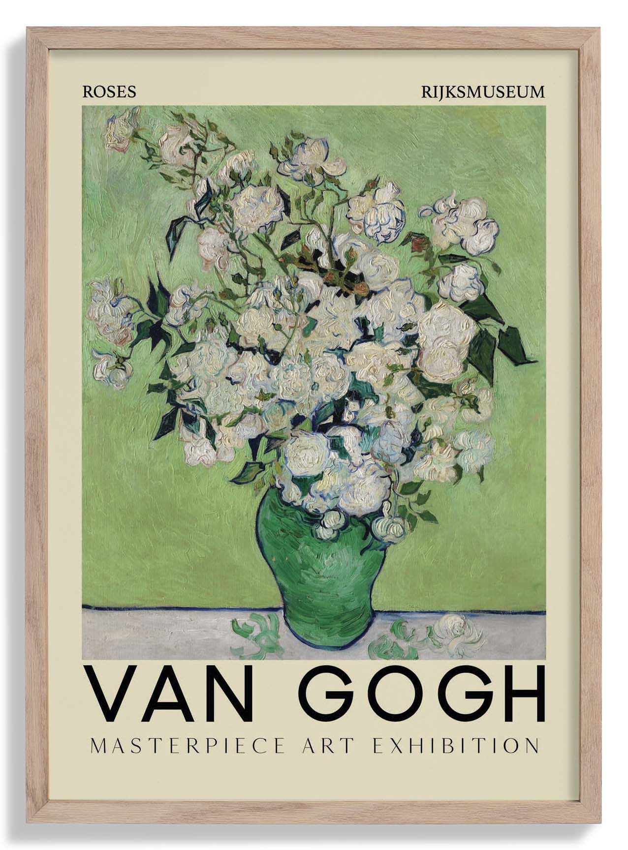 Roses Art Poster by Van Gogh