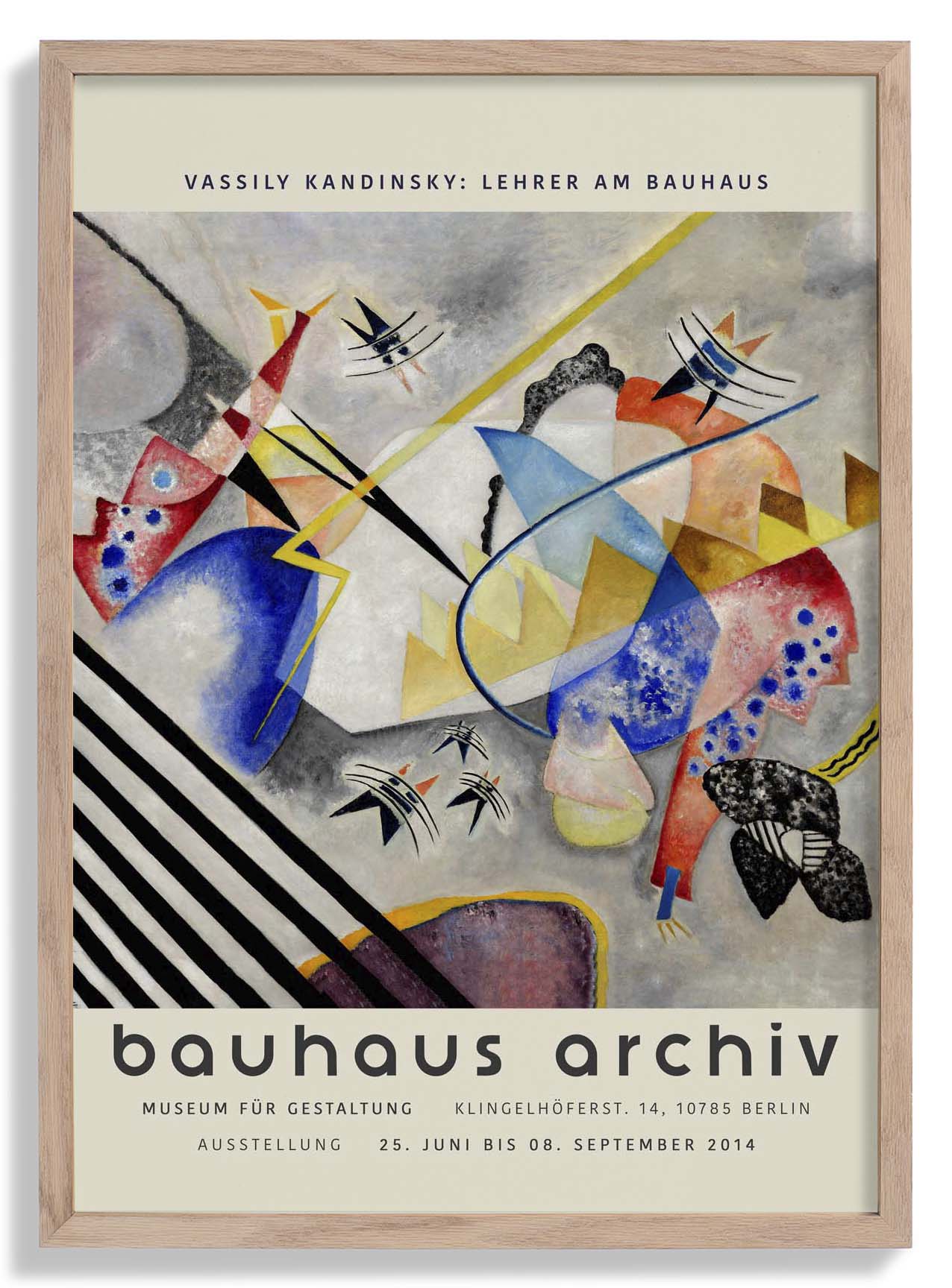 White Center by Wassily Kandinsky Exhibition Poster
