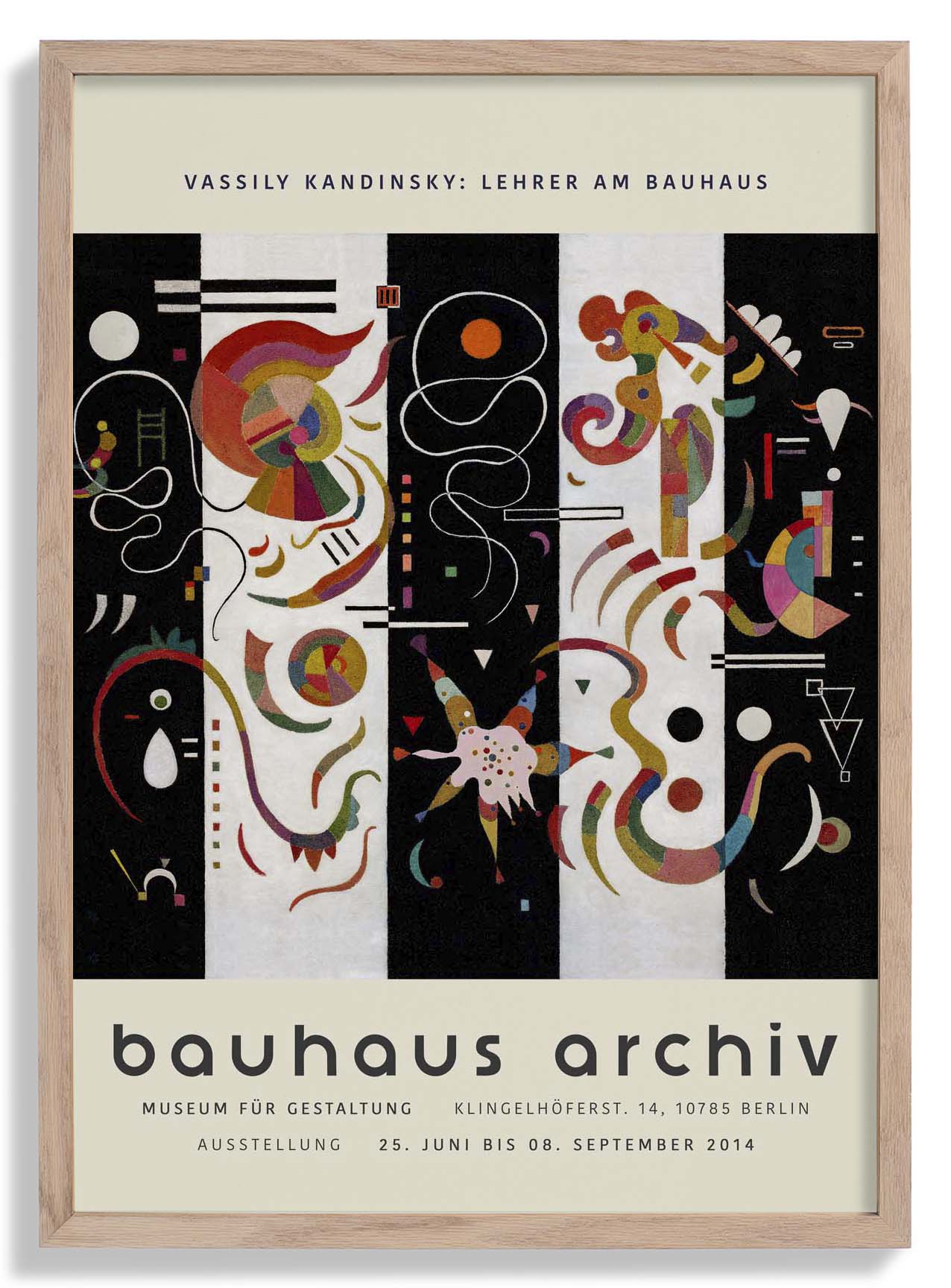 Striped by Wassily Kandinsky Exhibition Poster