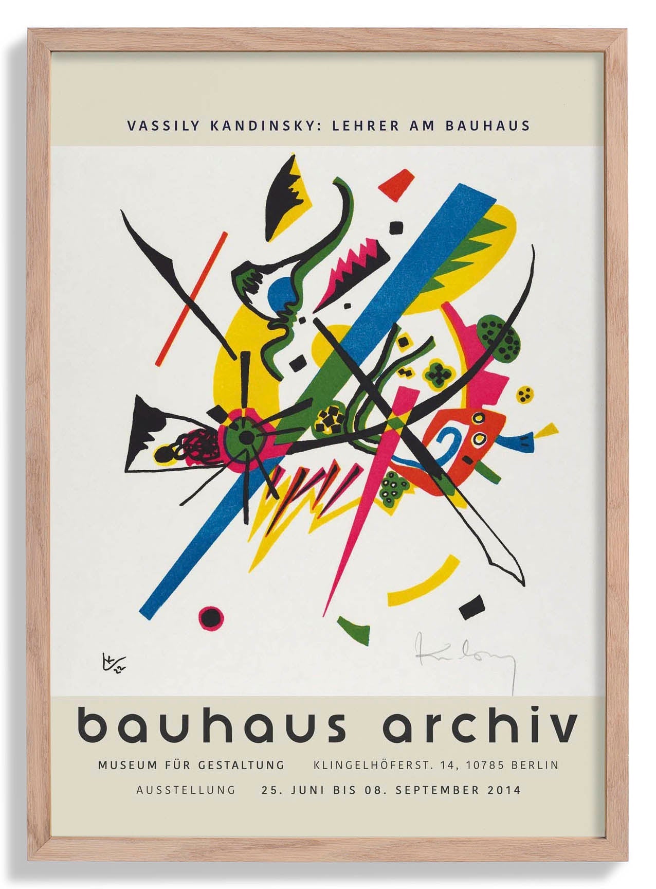 Small Worlds Nr 1 by Wassily Kandinsky Exhibition Poster