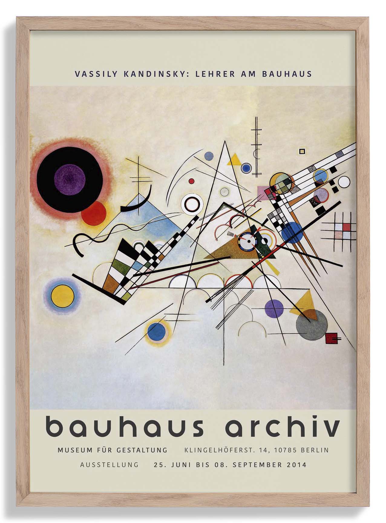 Composition VIII by Wassily Kandinsky Exhibition Poster