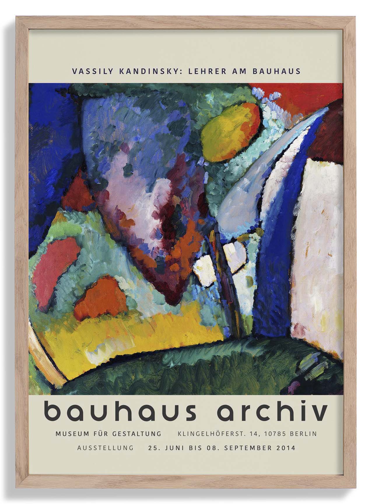 The Waterfall by Wassily Kandinsky Exhibition Poster