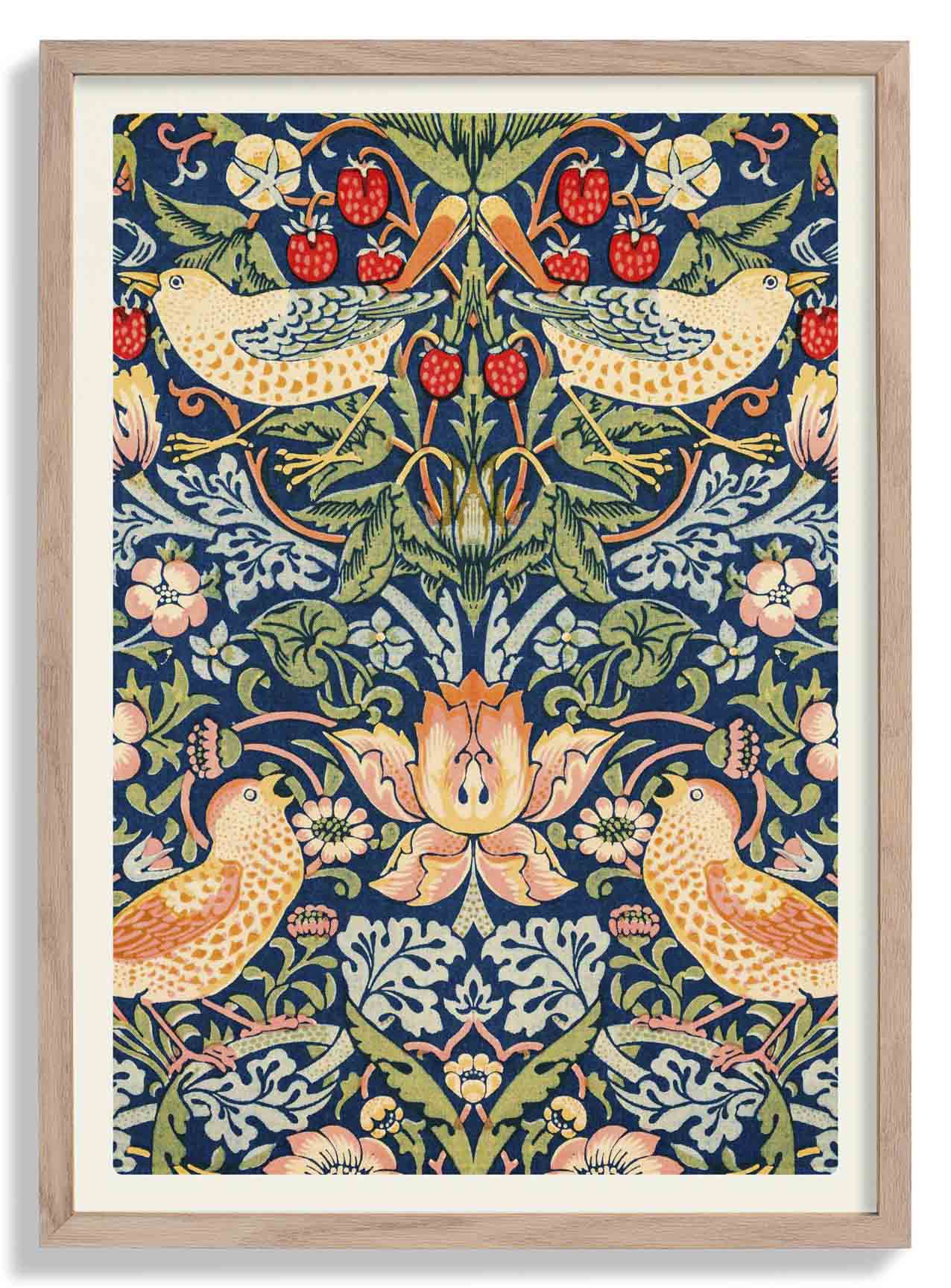 William Morris The Strawberry Thieves Pattern Poster