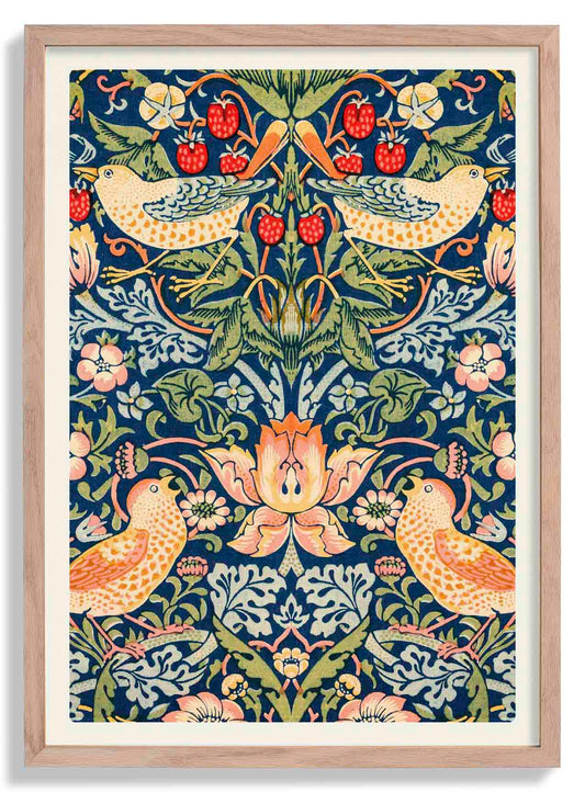 William Morris The Strawberry Thieves Pattern Poster
