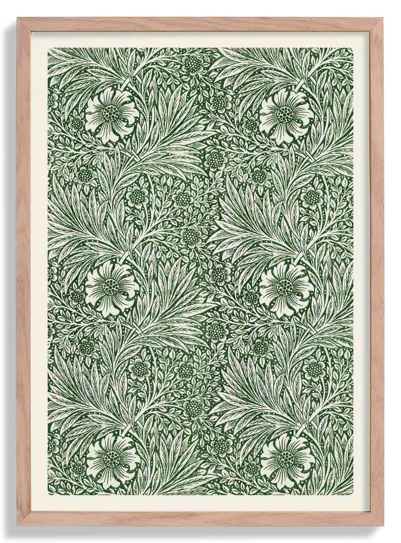 William Morris Marigold Pattern Poster