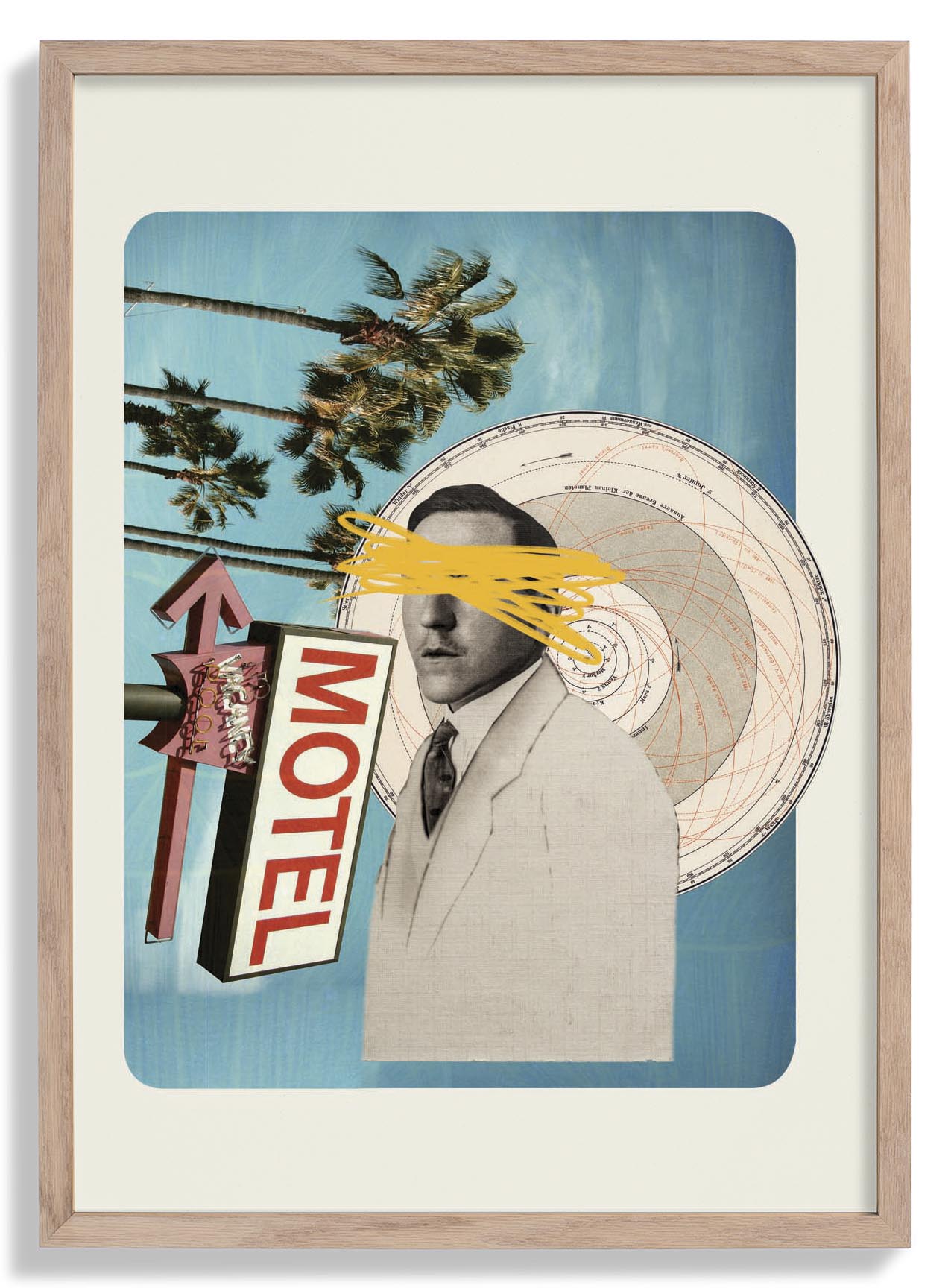 Motel Art Poster