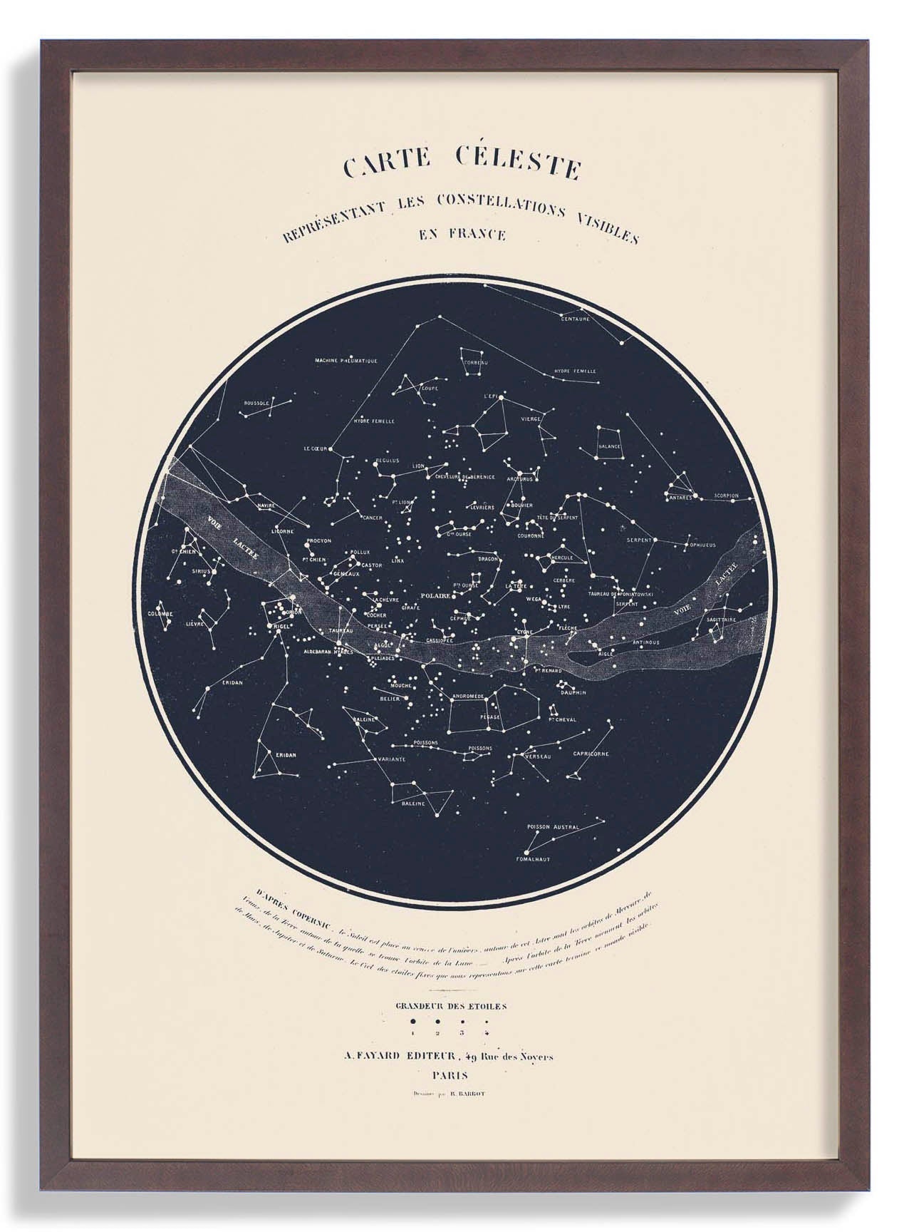 Carte Celeste Art Print by Aster