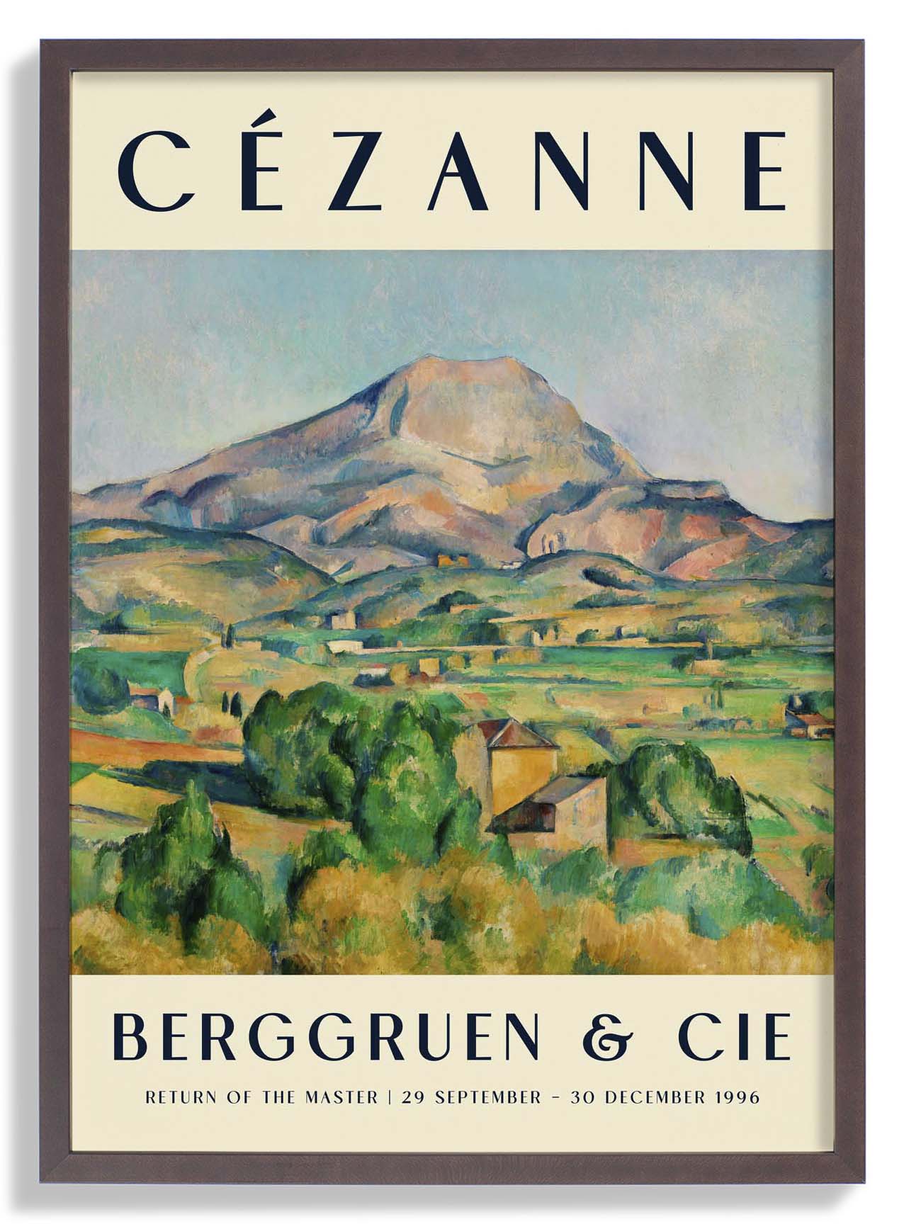 Mont Sainte Victoire Art Exhibition By Paul Cézanne