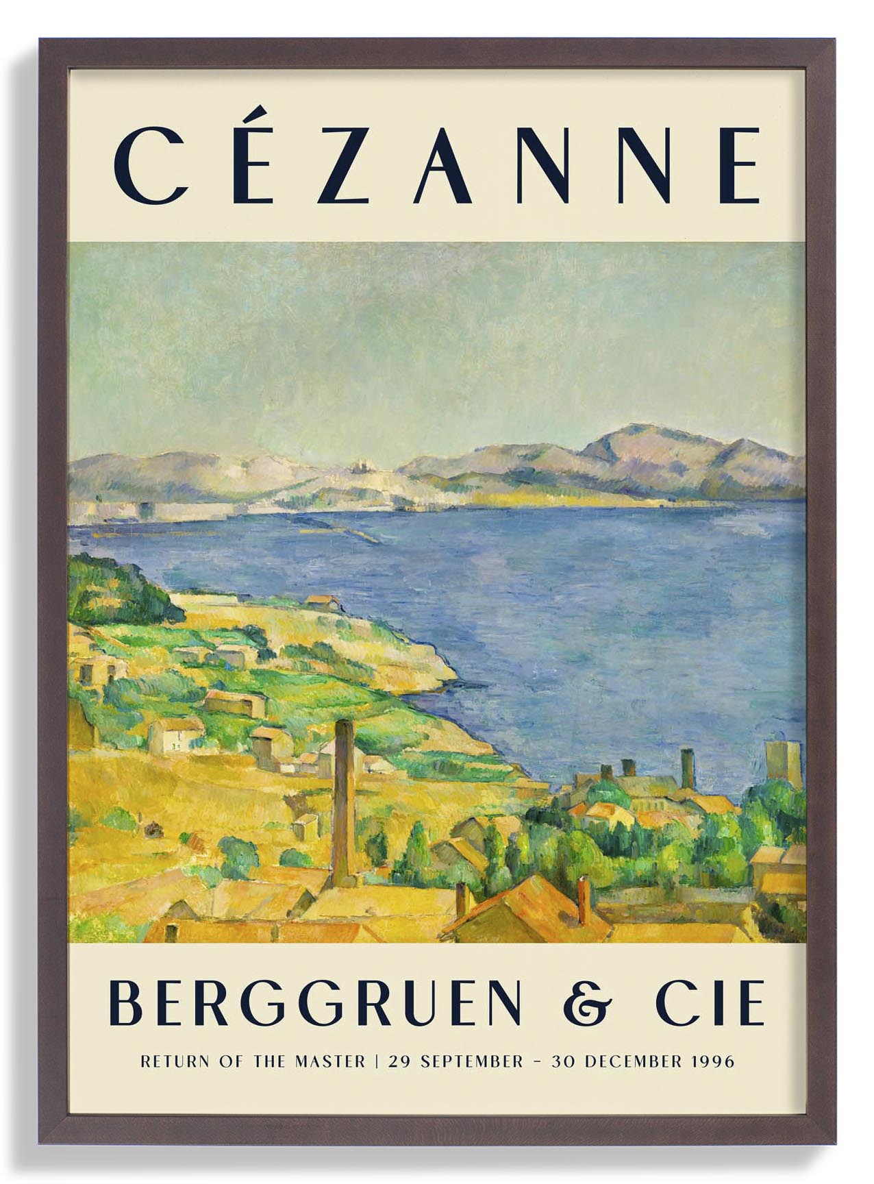 The Gulf of Marseilles Art Exhibition By Paul Cézanne
