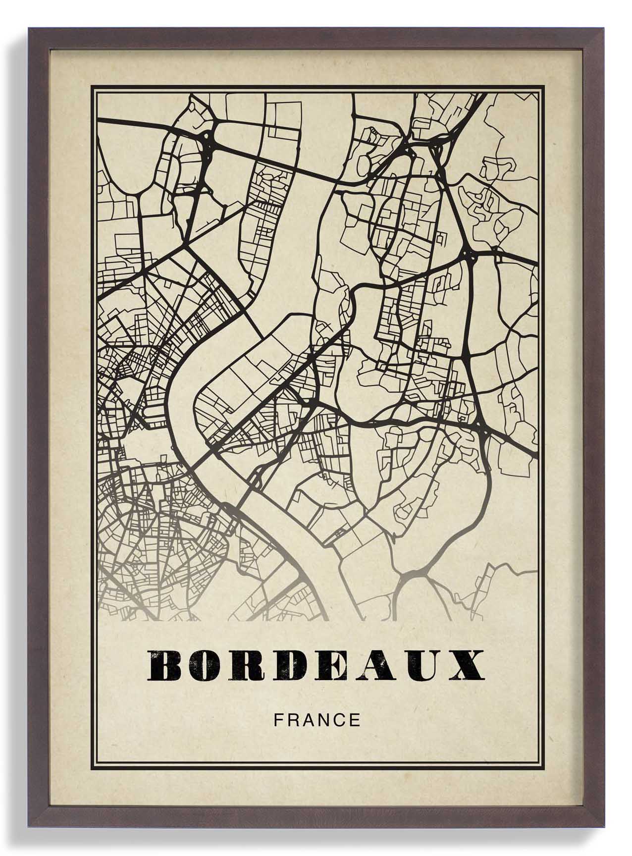 Bordeaux City Sepia