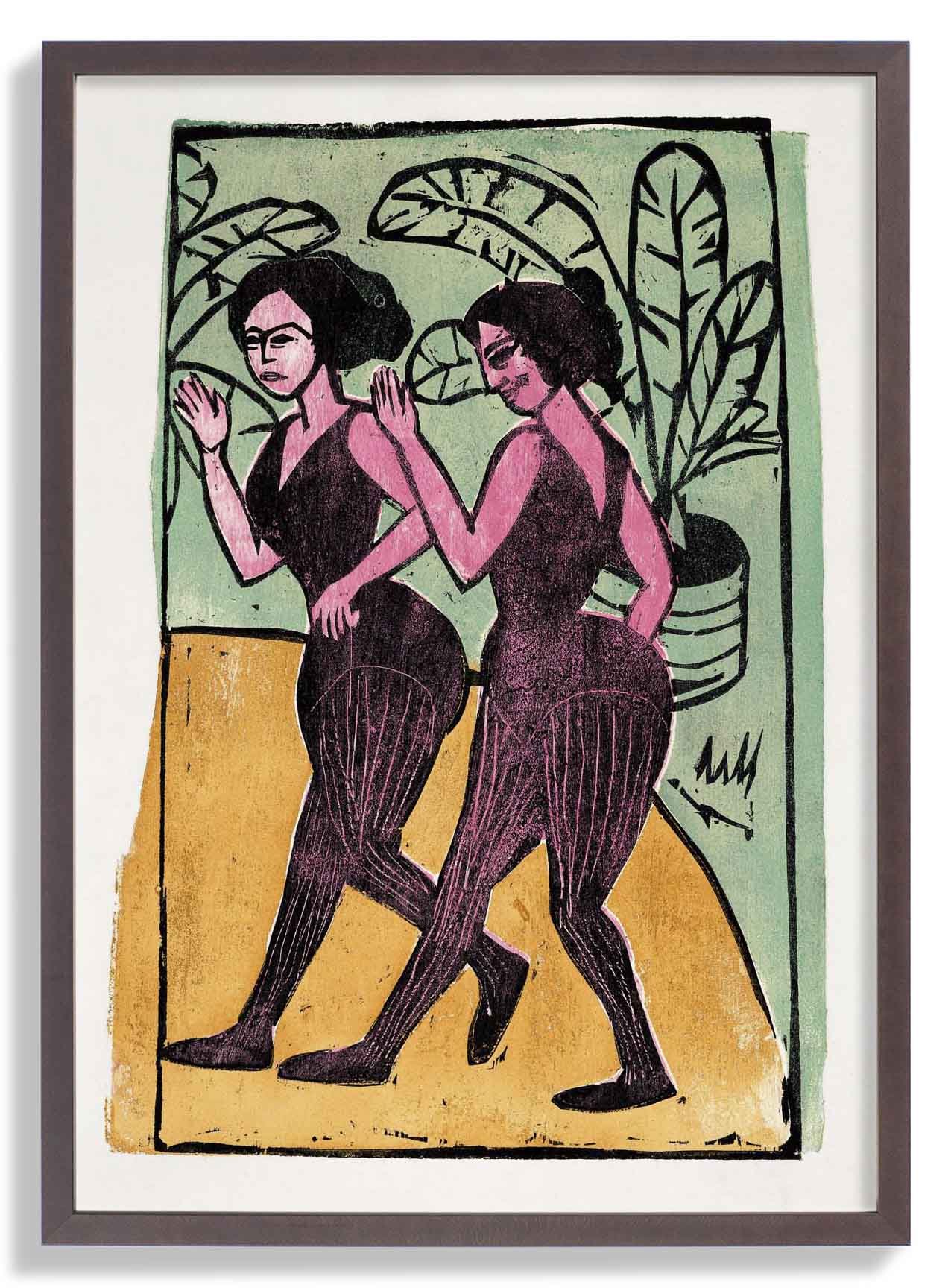 English Step Dancers  by Ernst Kirchner