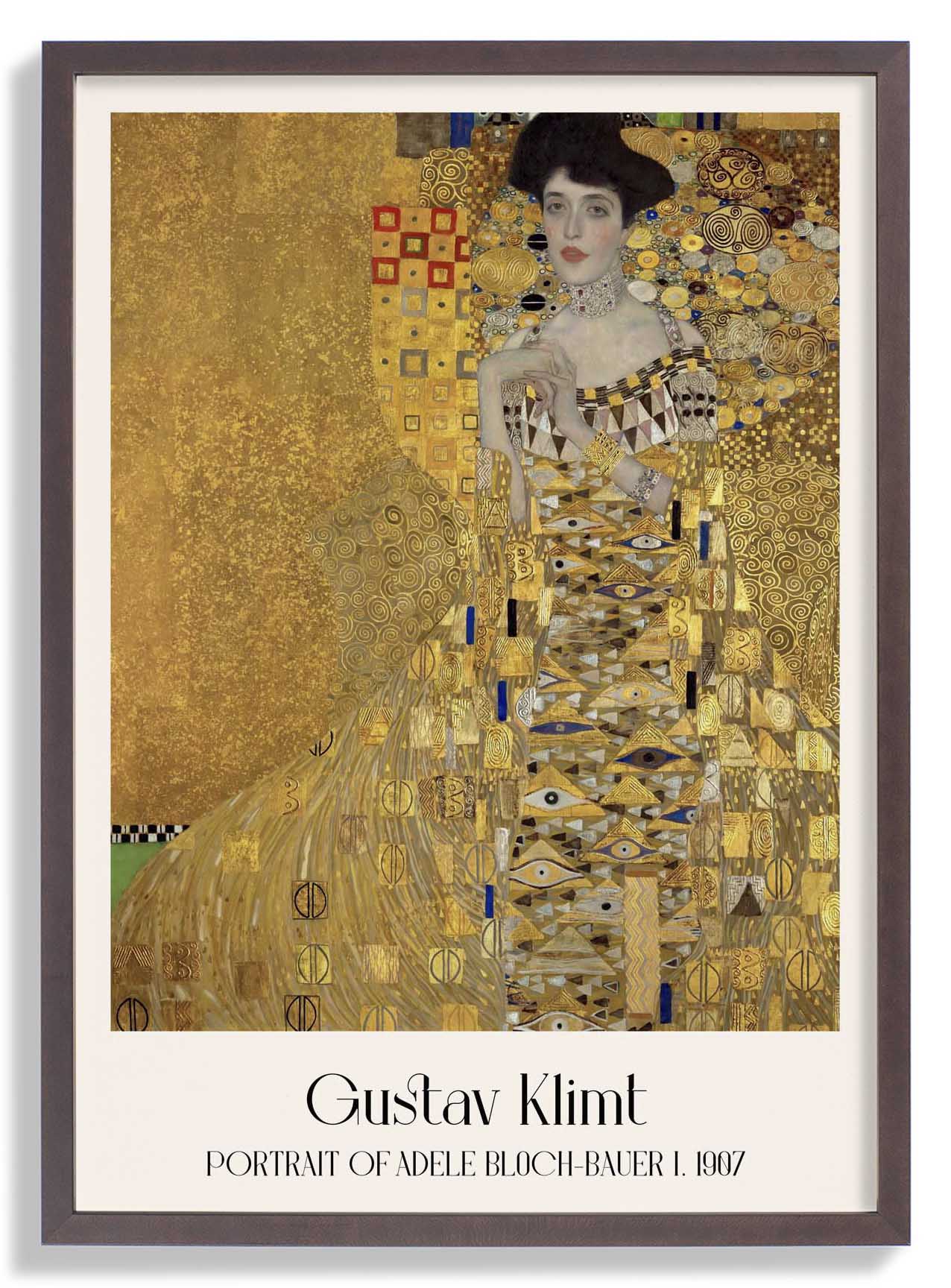 Portrait of Adele Bloch Bauer I by Gustav Klimt