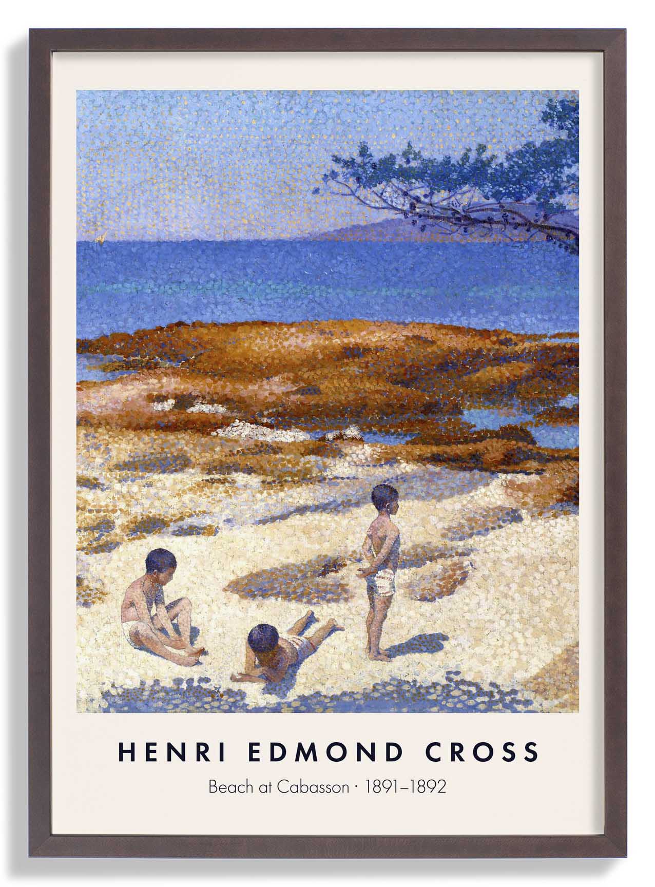 Beach at Cabasson by Henri Edmond Cross