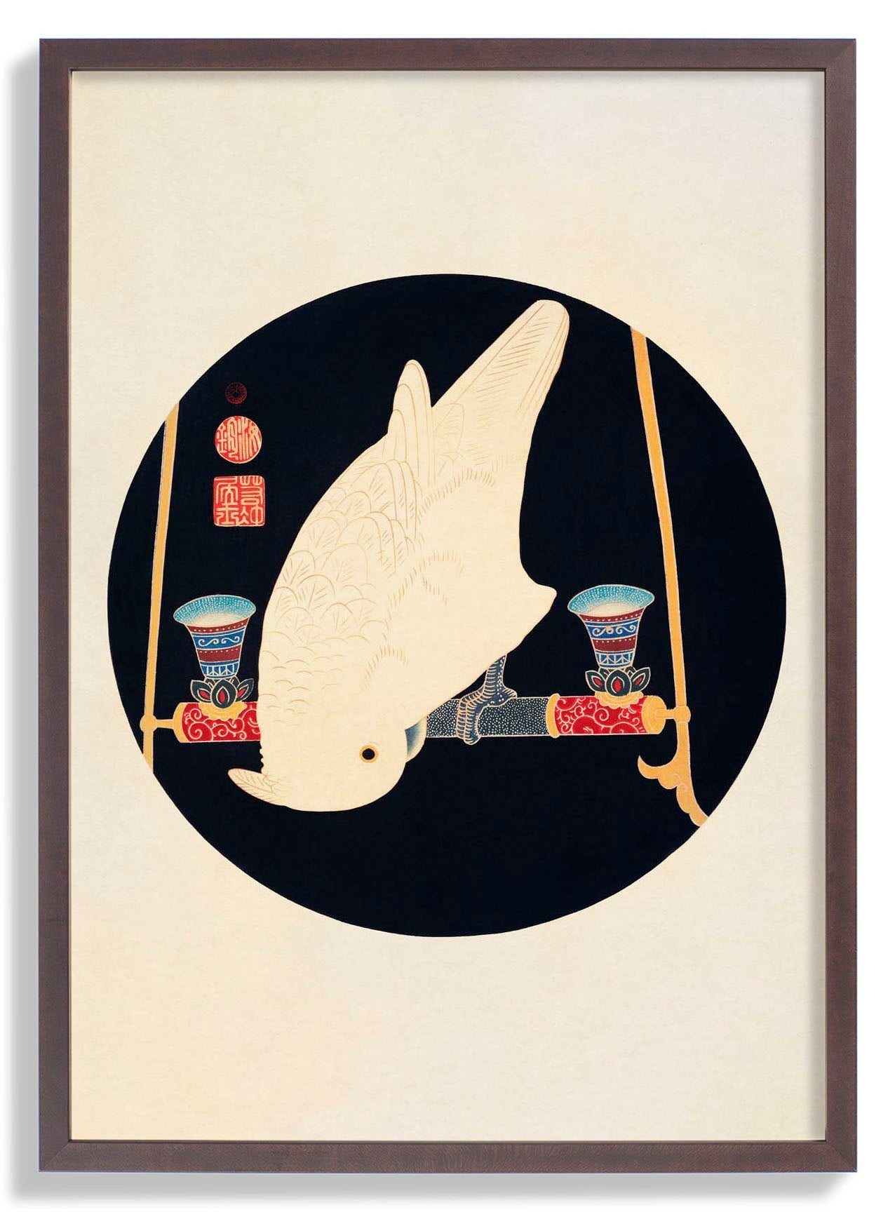 The White Macaw by Ito Jakuchu