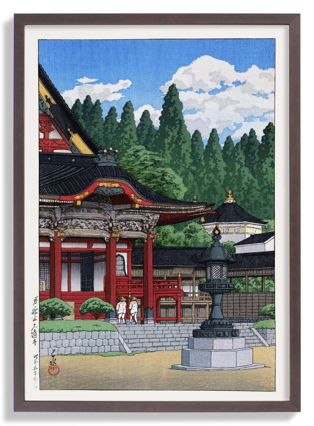 Roter Tempel von Hasui