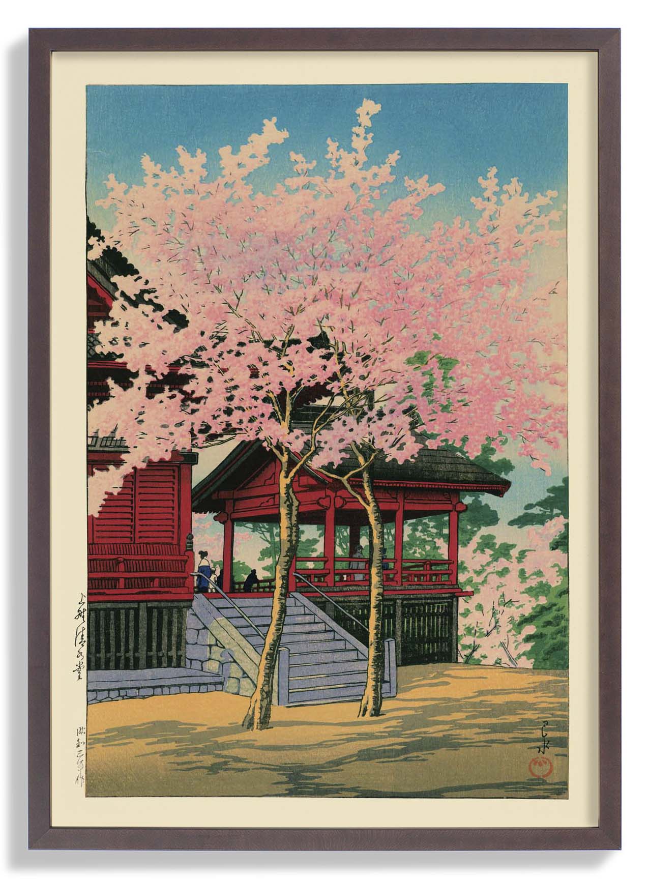 Kiyomizu Halle, Ueno von Hasui