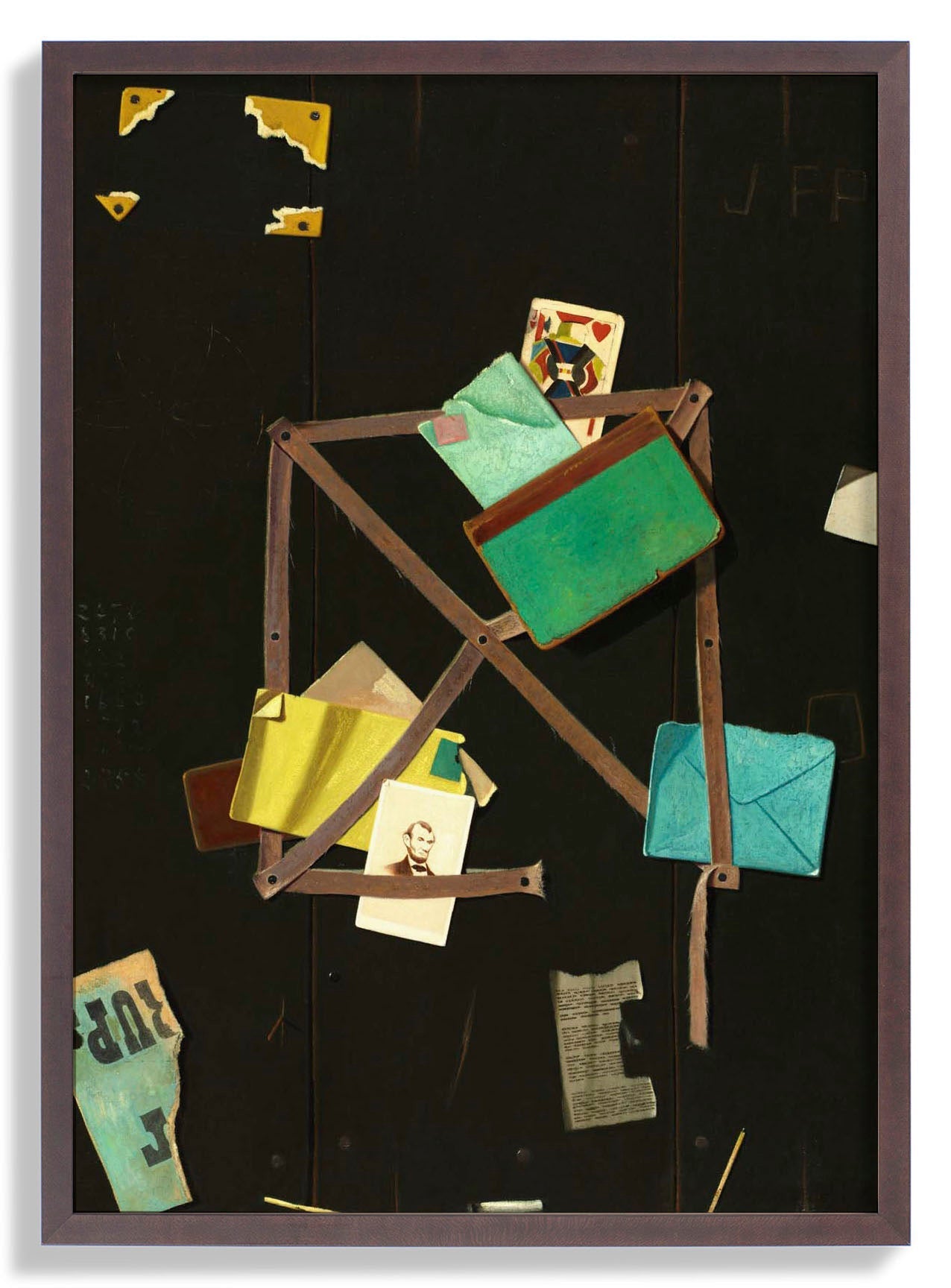 Card Rack with a Jack of Hearts by John Frederik Peto