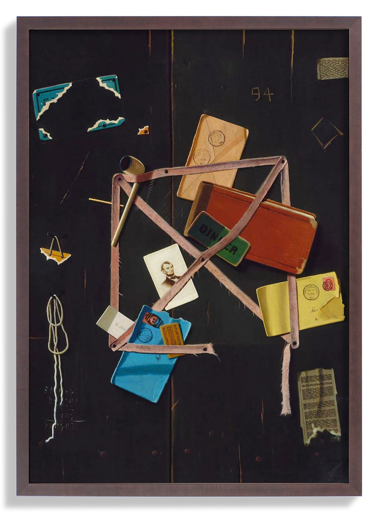 Old Time Letter Rack von John Frederik Peto