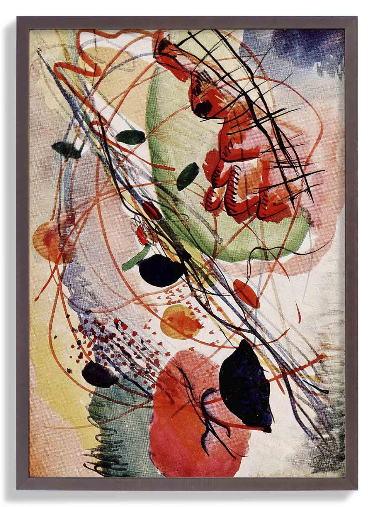 Aquarell Print by Wassily Kandinsky