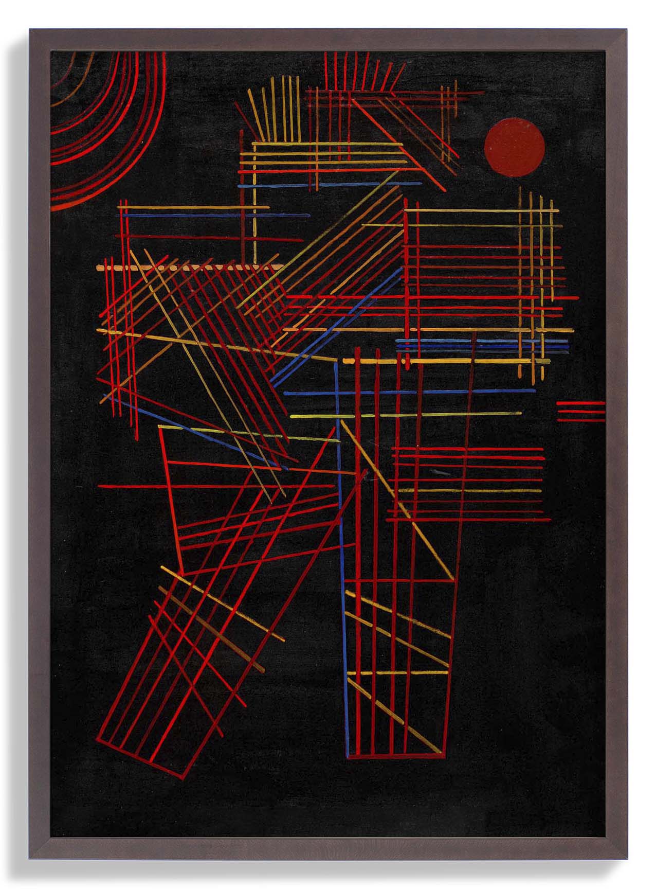 Colored Sticks by Wassily Kandinsky