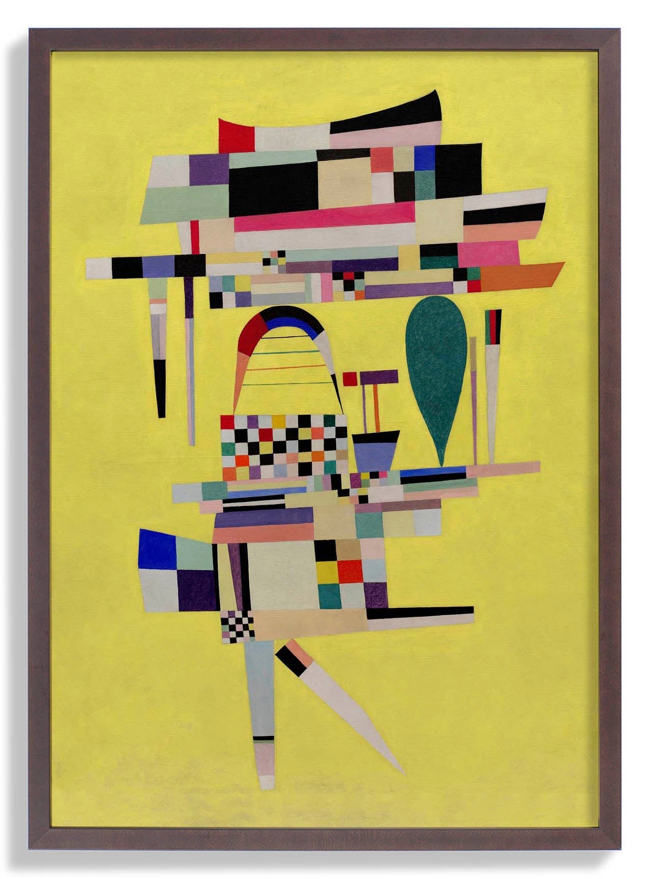 Yellow Painting by Wassily Kandinsky