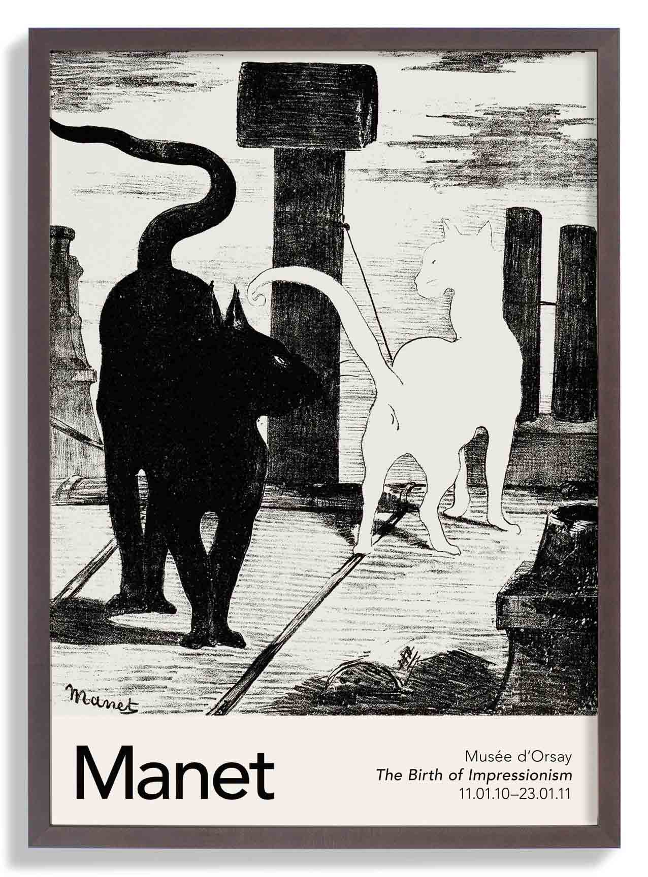 The Cats Rendezvous by Manet Exhibition