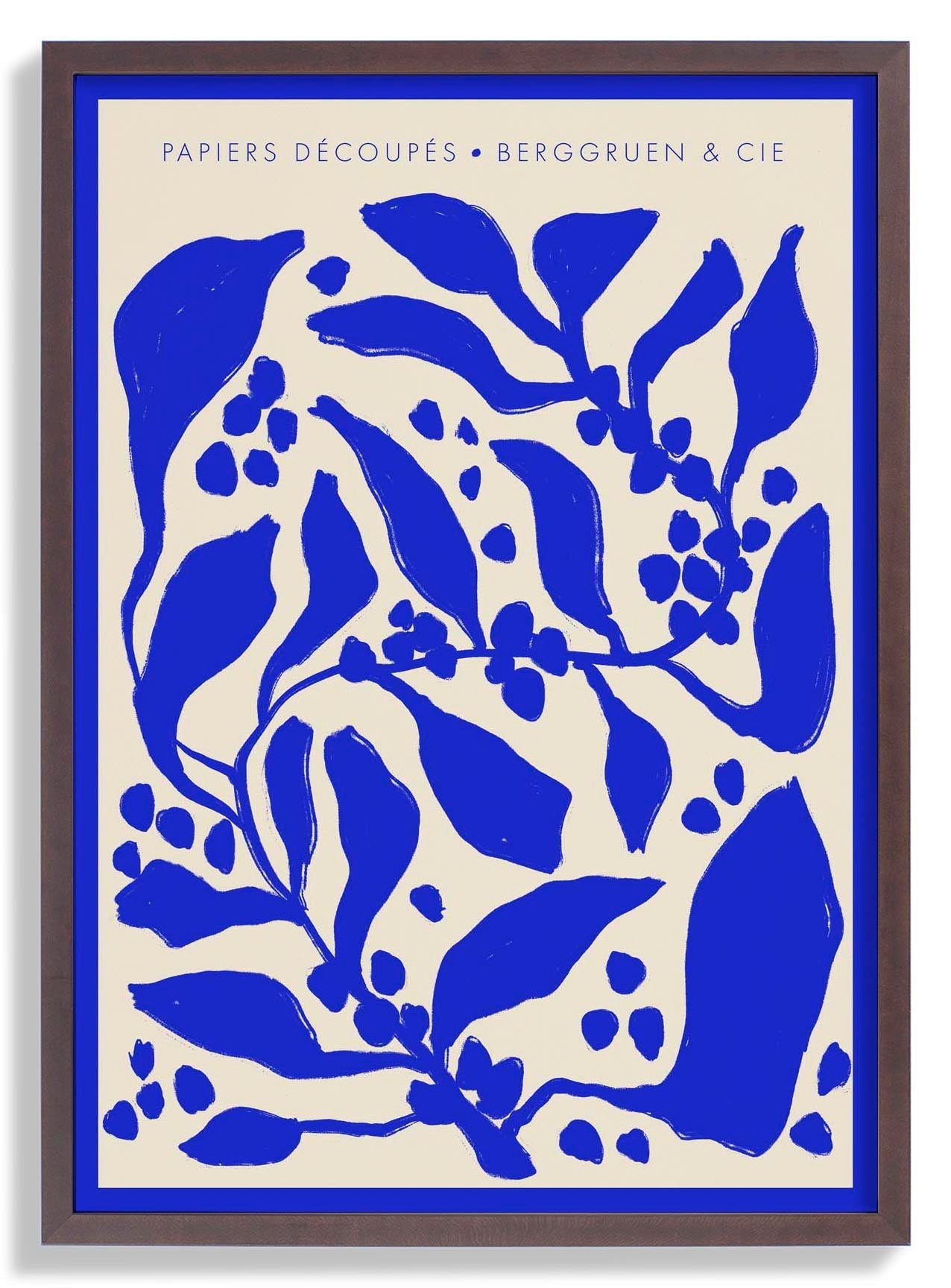 Blue Berries Papiers Découpés Art Exhibition