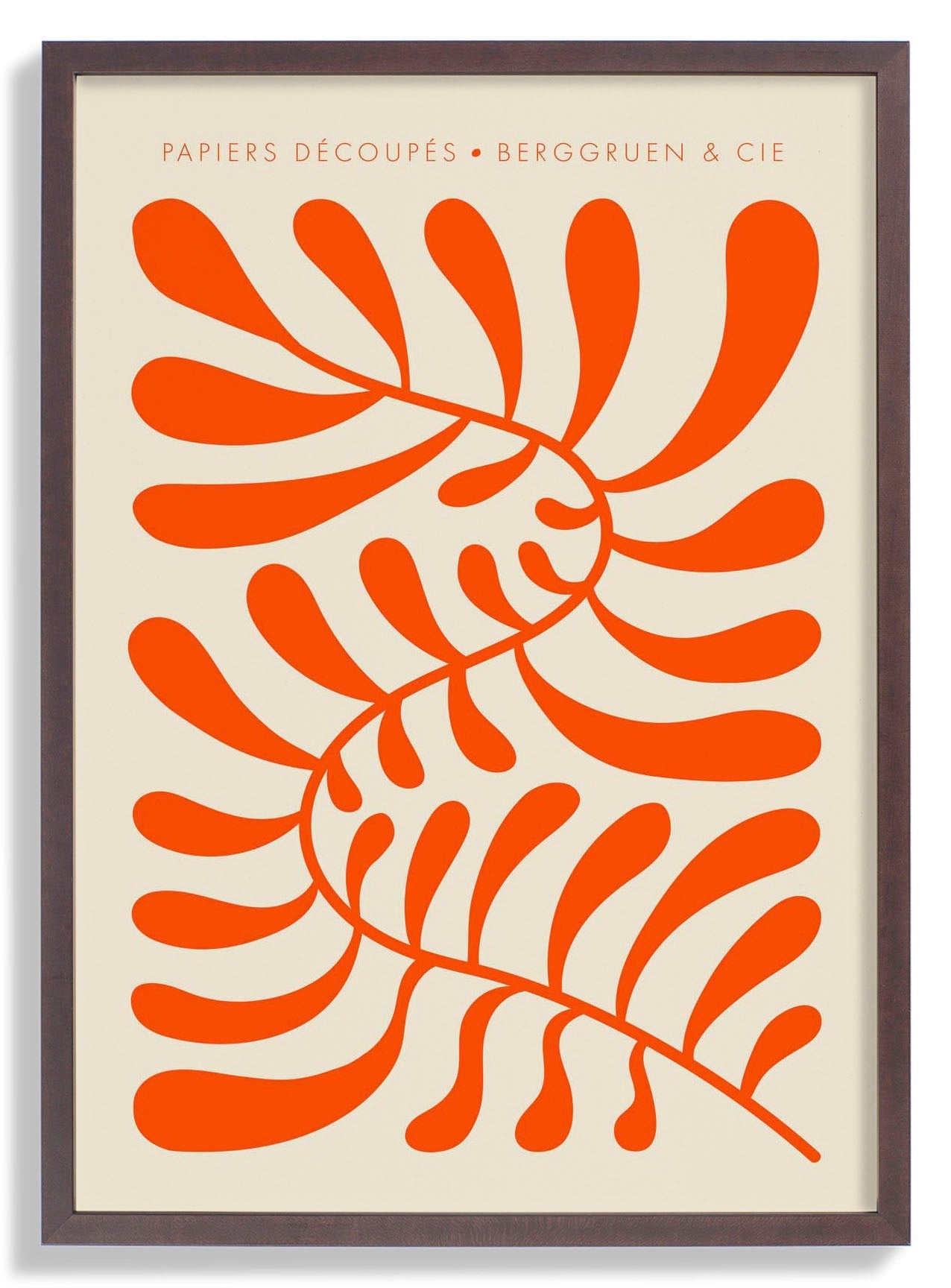 Orange Papiers Découpés Art Exhibition