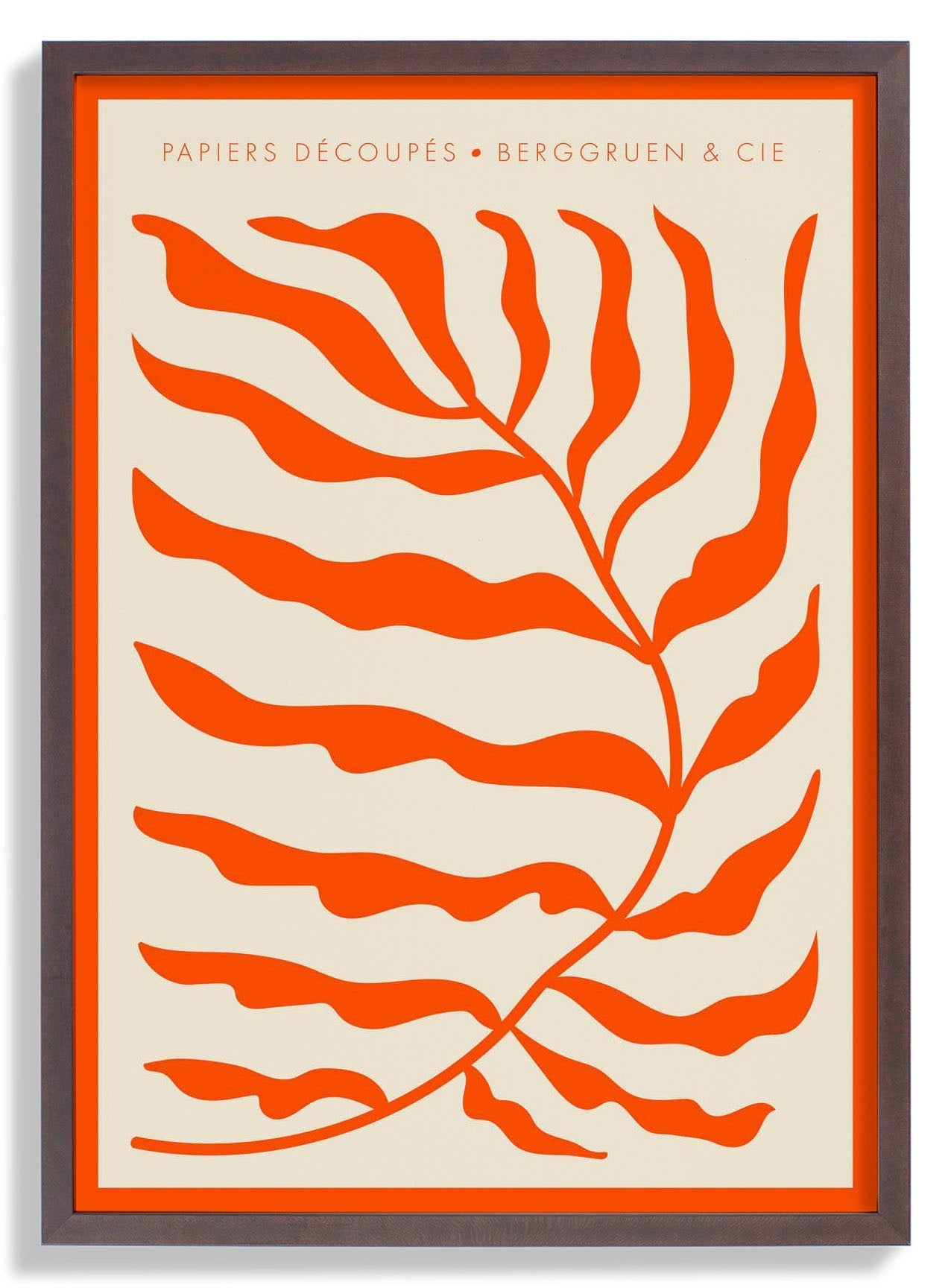 Orange Leafs Papiers Découpés Art Exhibition