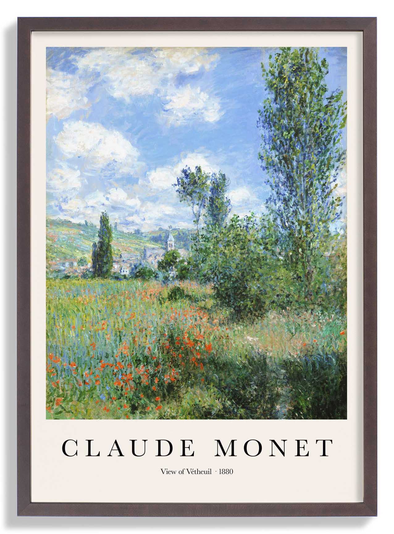 View of Vétheuil by Claude Monet