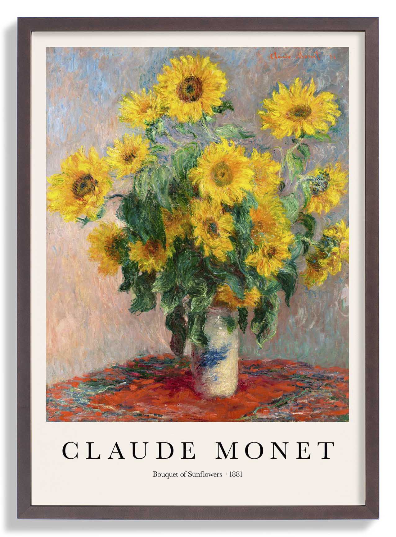 Bouquet of Sunflowers by Claude Monet