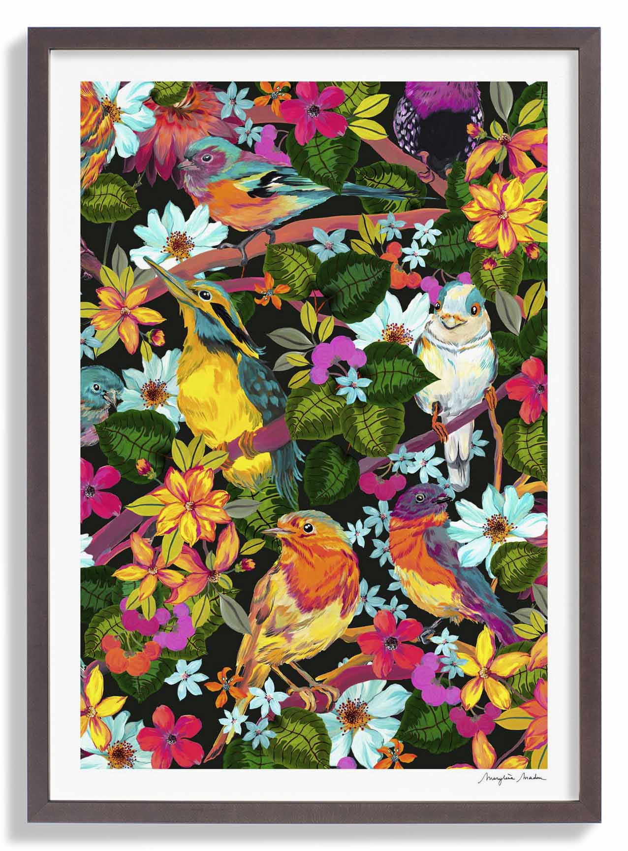 Forest Birds VERTICAL by MARYLENE MADOU