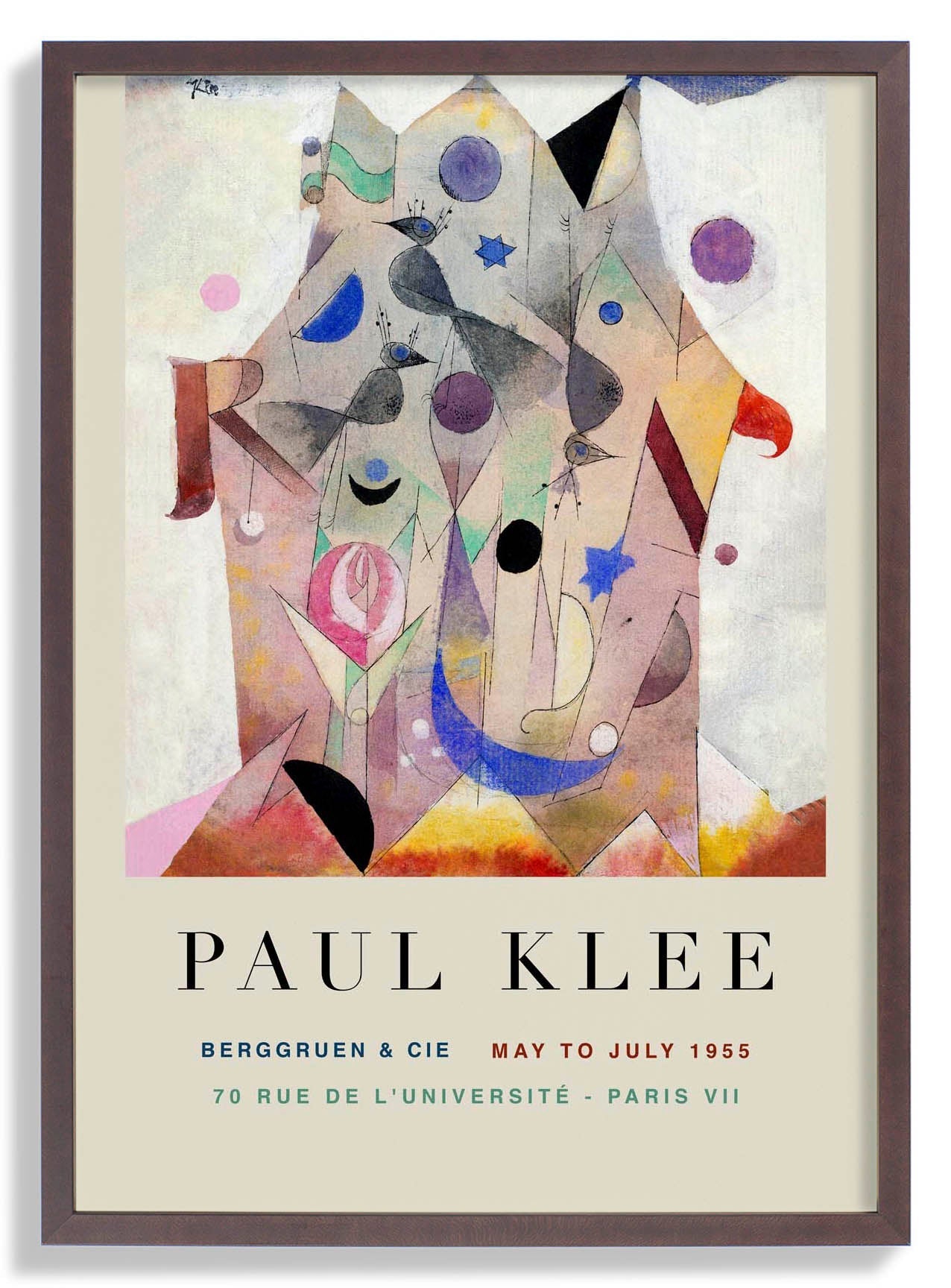 Paul Klee Persian Nightingales Art Exhibition